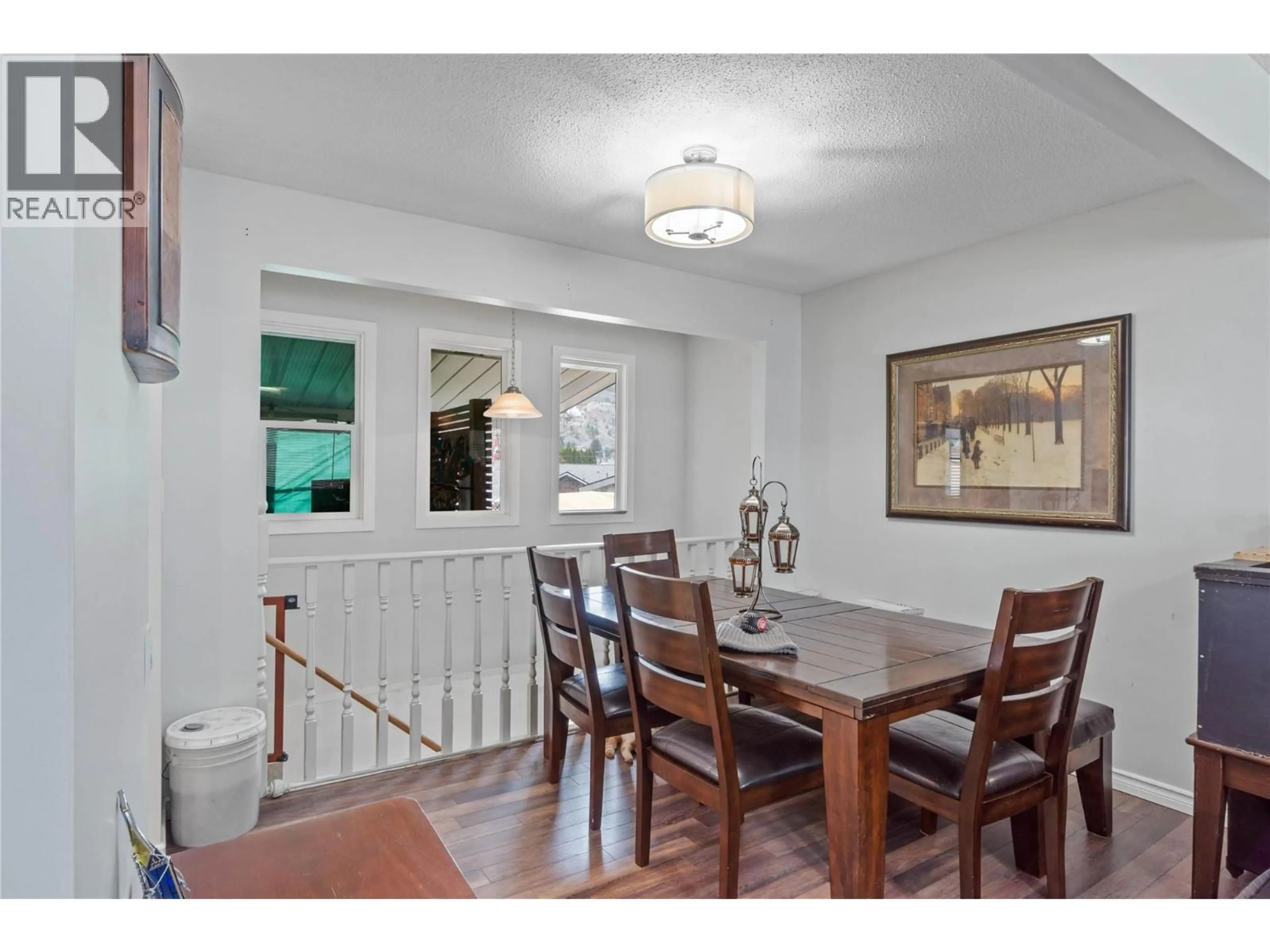 Dining room, wood/laminate floor for 2536 TUPELA DRIVE, Kamloops British Columbia V2B6V6
