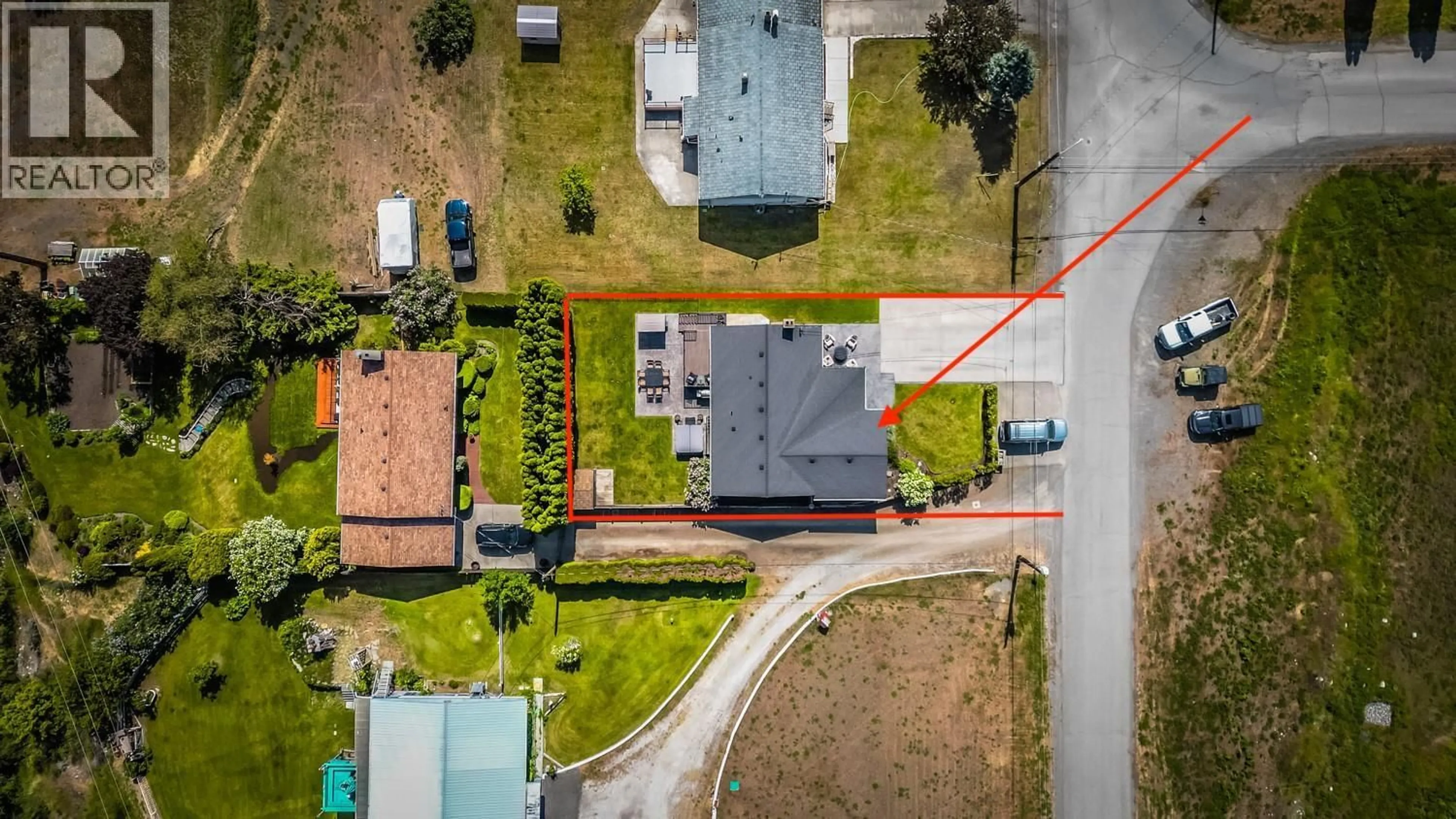 A pic from outside/outdoor area/front of a property/back of a property/a pic from drone, street for 692 SUMMERS STREET, Lillooet British Columbia V0K1V0
