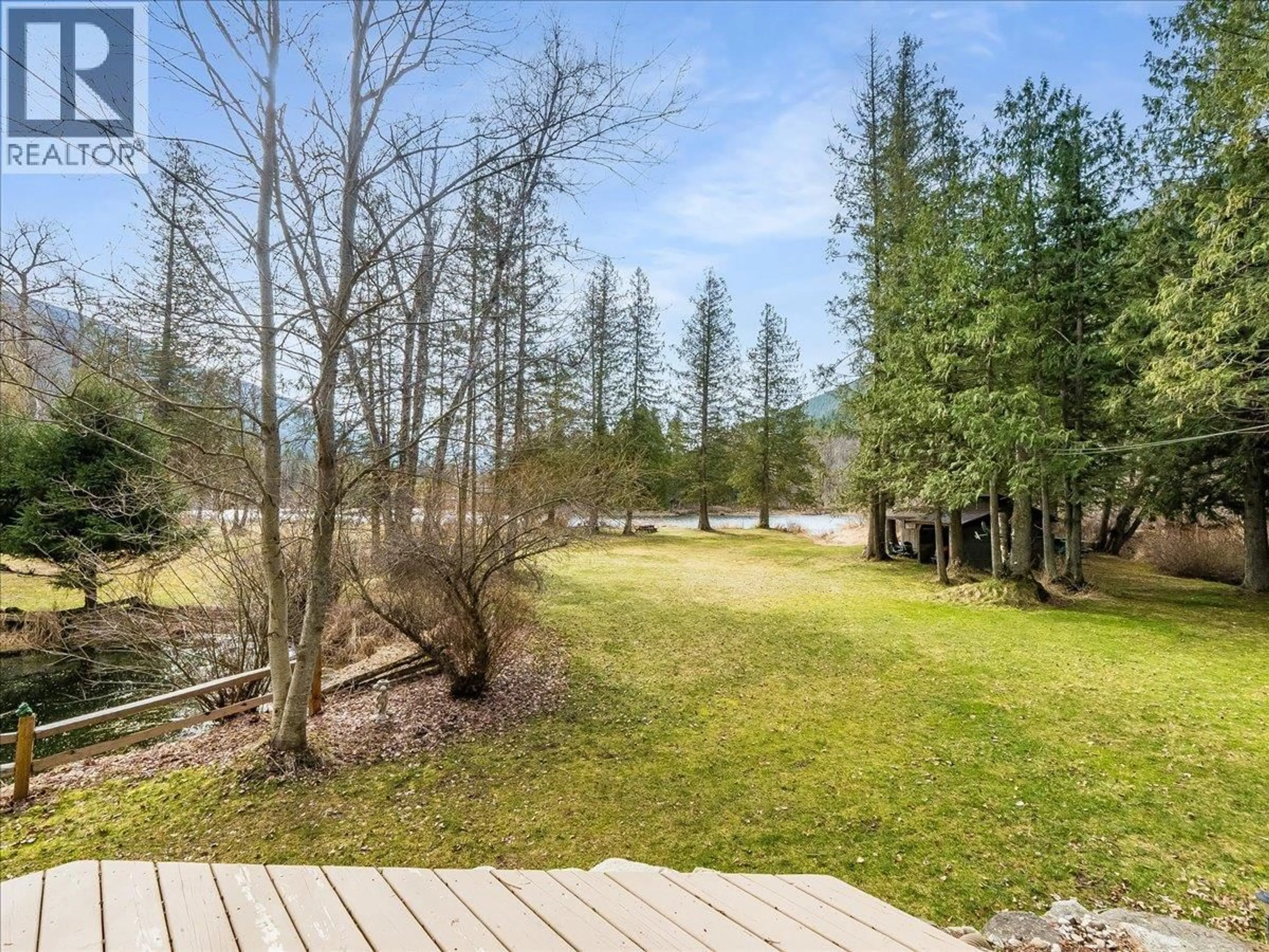 Patio, water/lake/river/ocean view for 2827 EVIN ROAD, Slocan Park British Columbia V0G2E0