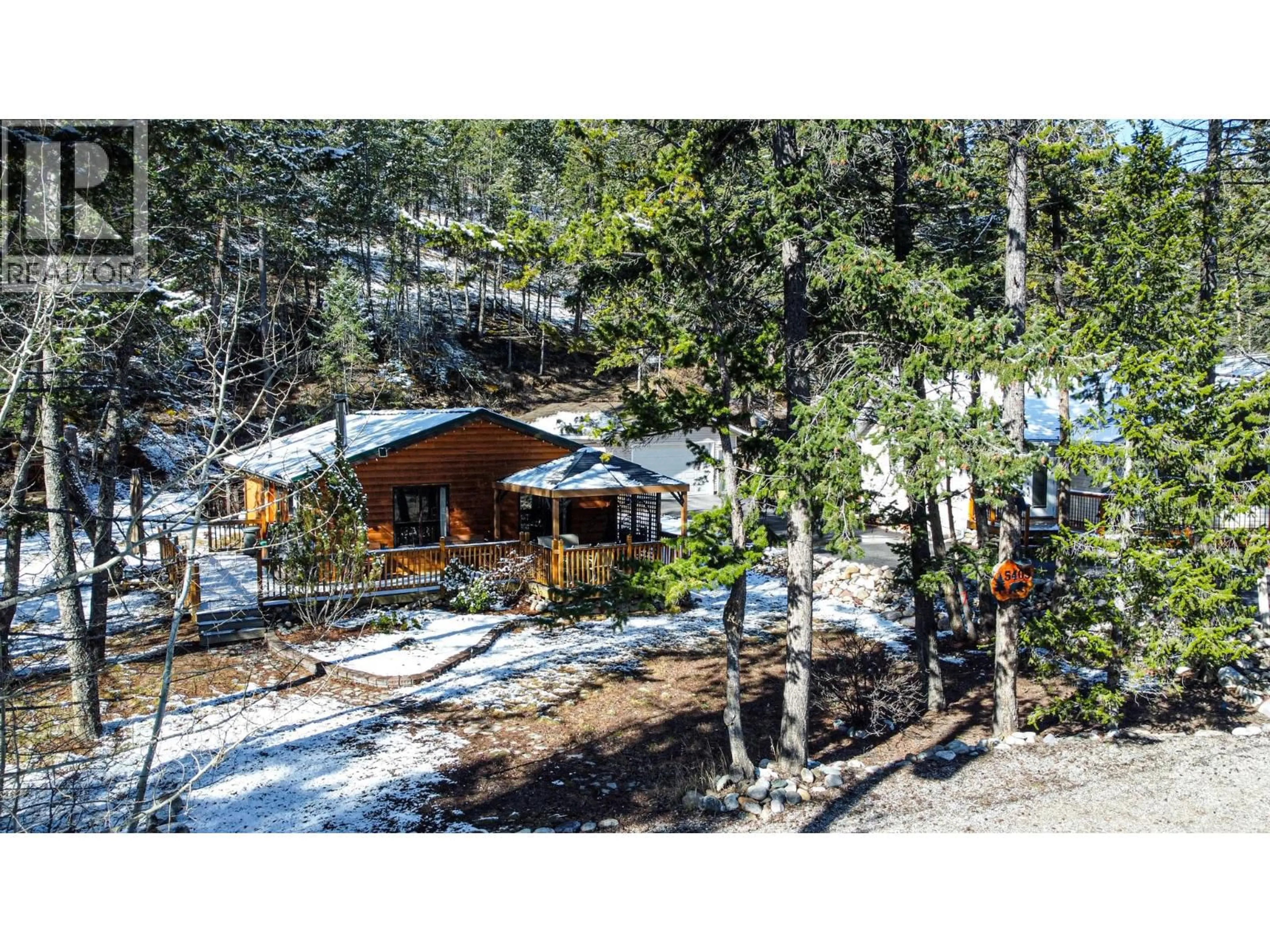 A pic from outside/outdoor area/front of a property/back of a property/a pic from drone, unknown for 5405 DUTCH CREEK ROAD, Dutch Creek British Columbia V0B1L2