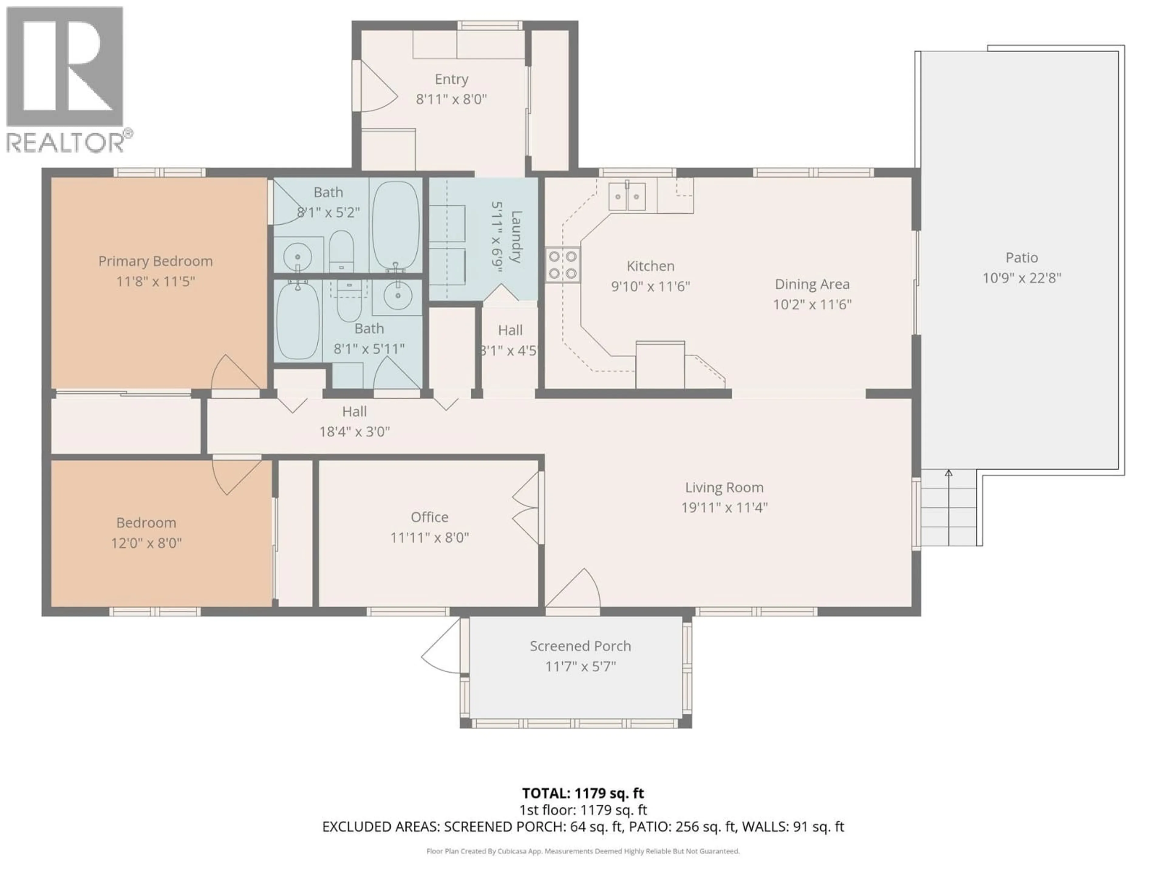 Floor plan for 5 - 9510 97N HIGHWAY, Vernon British Columbia V1H1R8