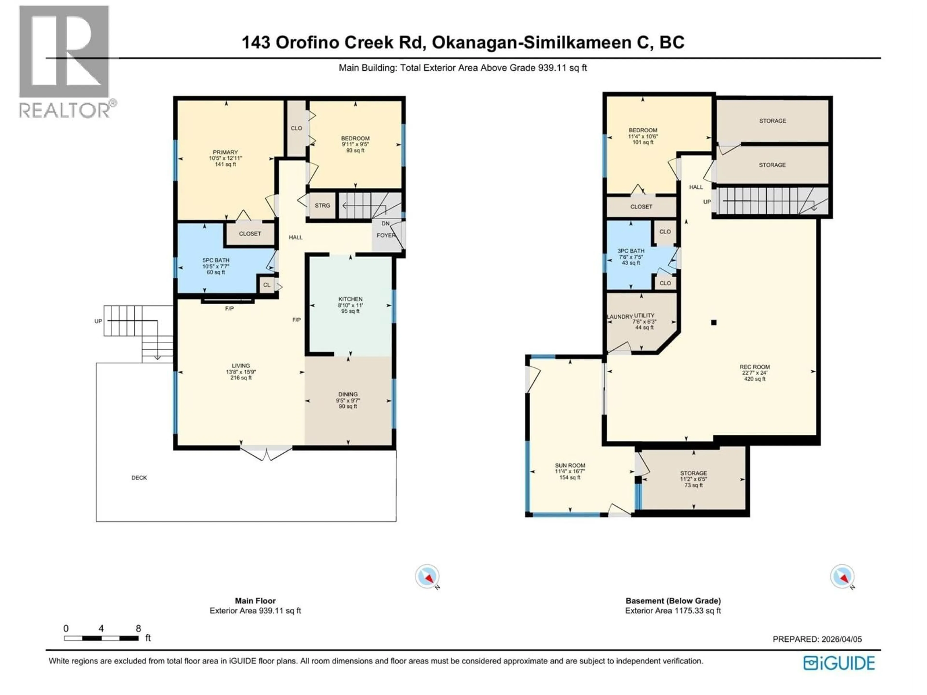 Floor plan for 143 OROFINO CREEK ROAD, Oliver British Columbia V0H1T5