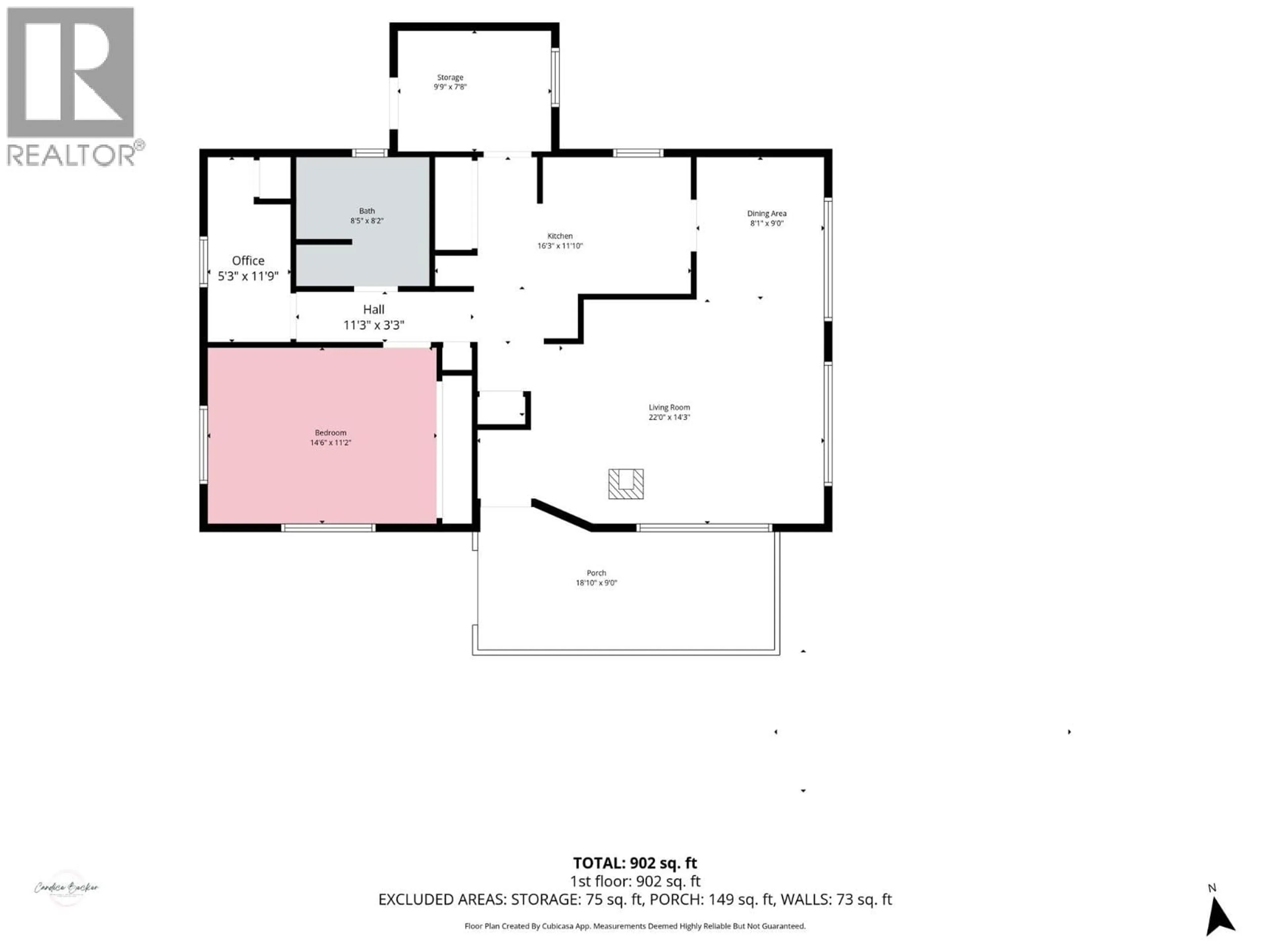 Floor plan for 1465 THOMPSON ROAD, Christina Lake British Columbia V0H1E0