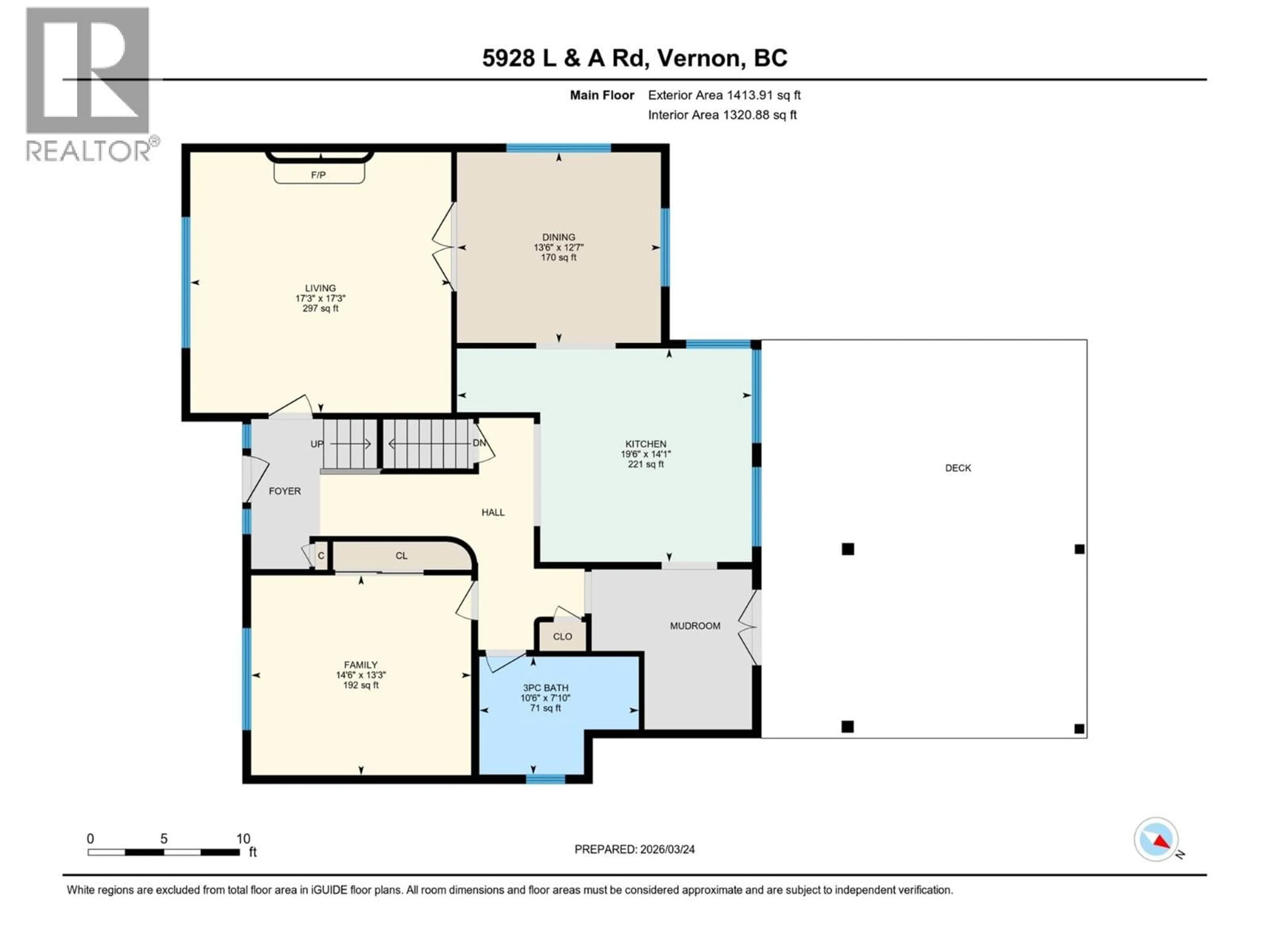 Floor plan for 5928 L & A ROAD, Vernon British Columbia V1B3P9