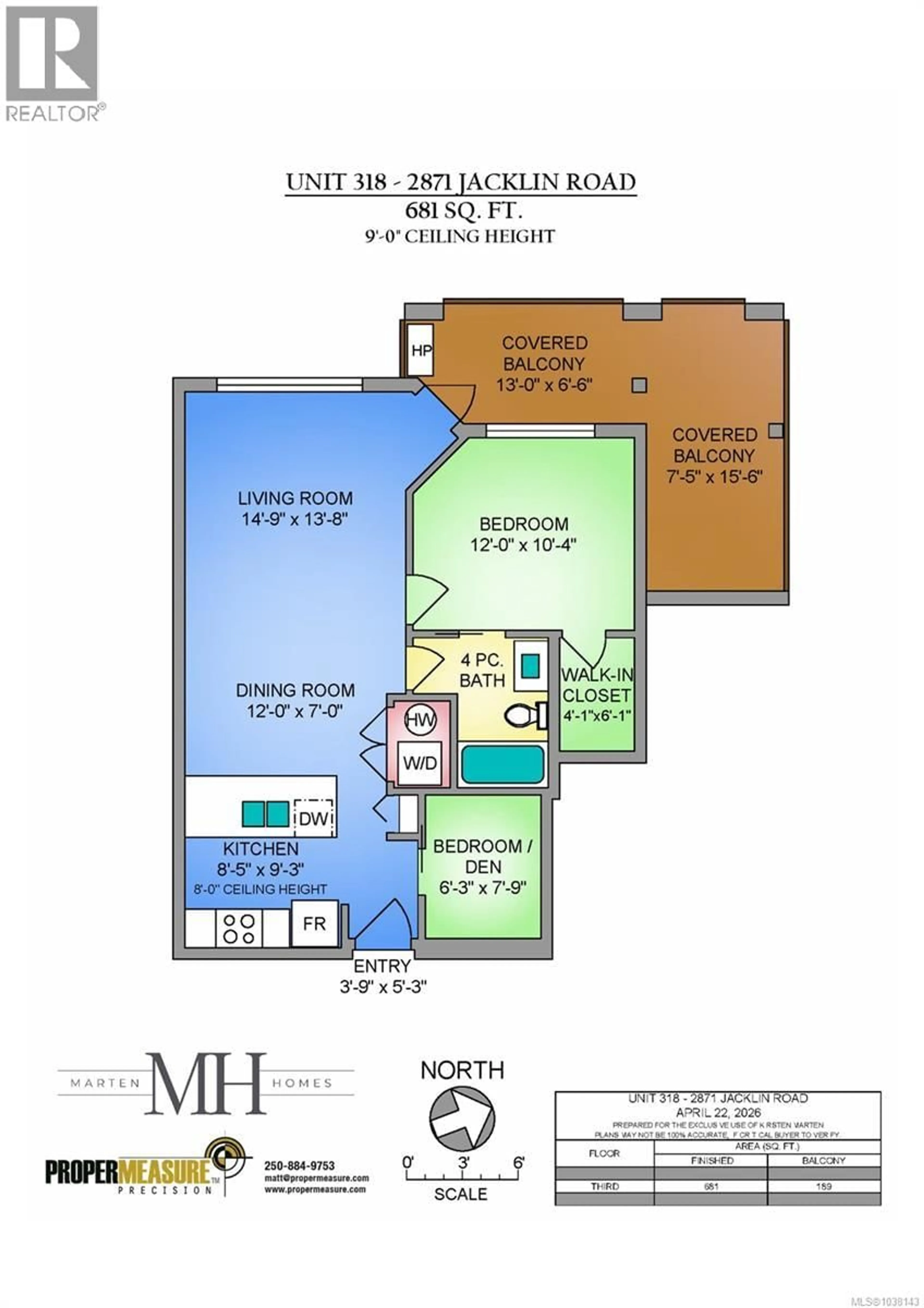 Floor plan for 318 - 2871 JACKLIN ROAD, Langford British Columbia V9B0P3