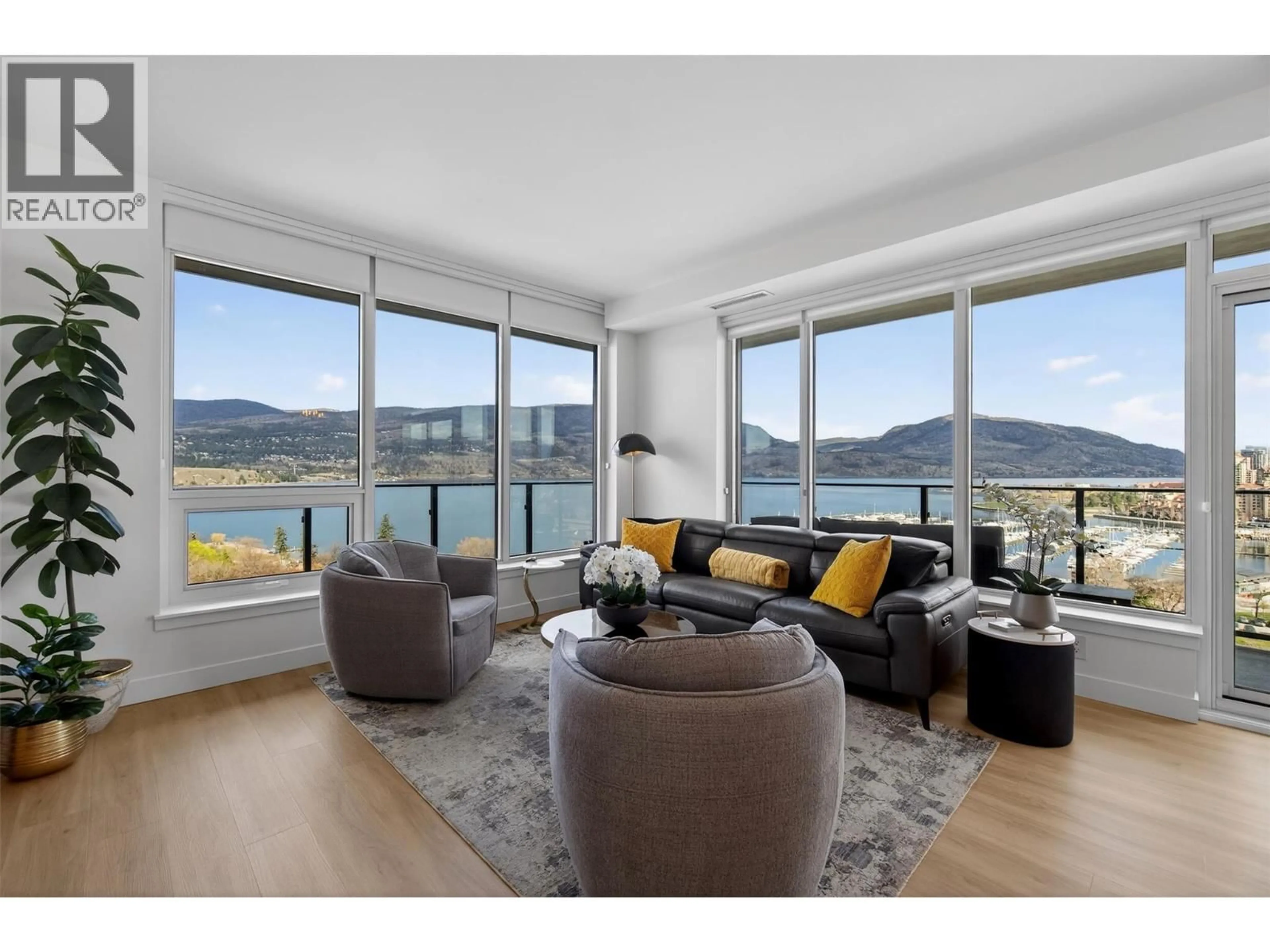 Living room with furniture, unknown for 1308 - 238 LEON AVENUE, Kelowna British Columbia V1Y0N6