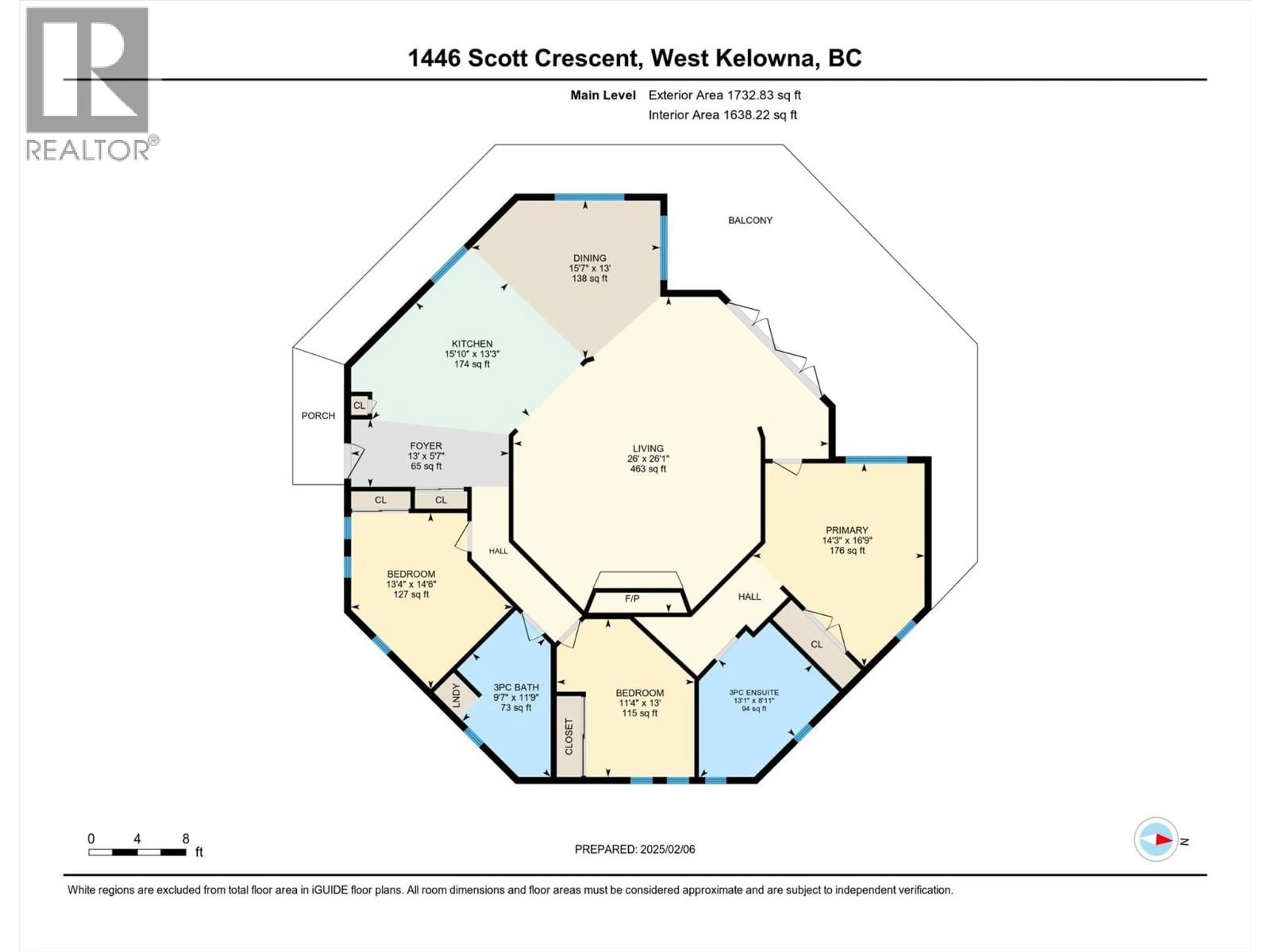 Floor plan for 1446 SCOTT CRESCENT, West Kelowna British Columbia V1Z2X6
