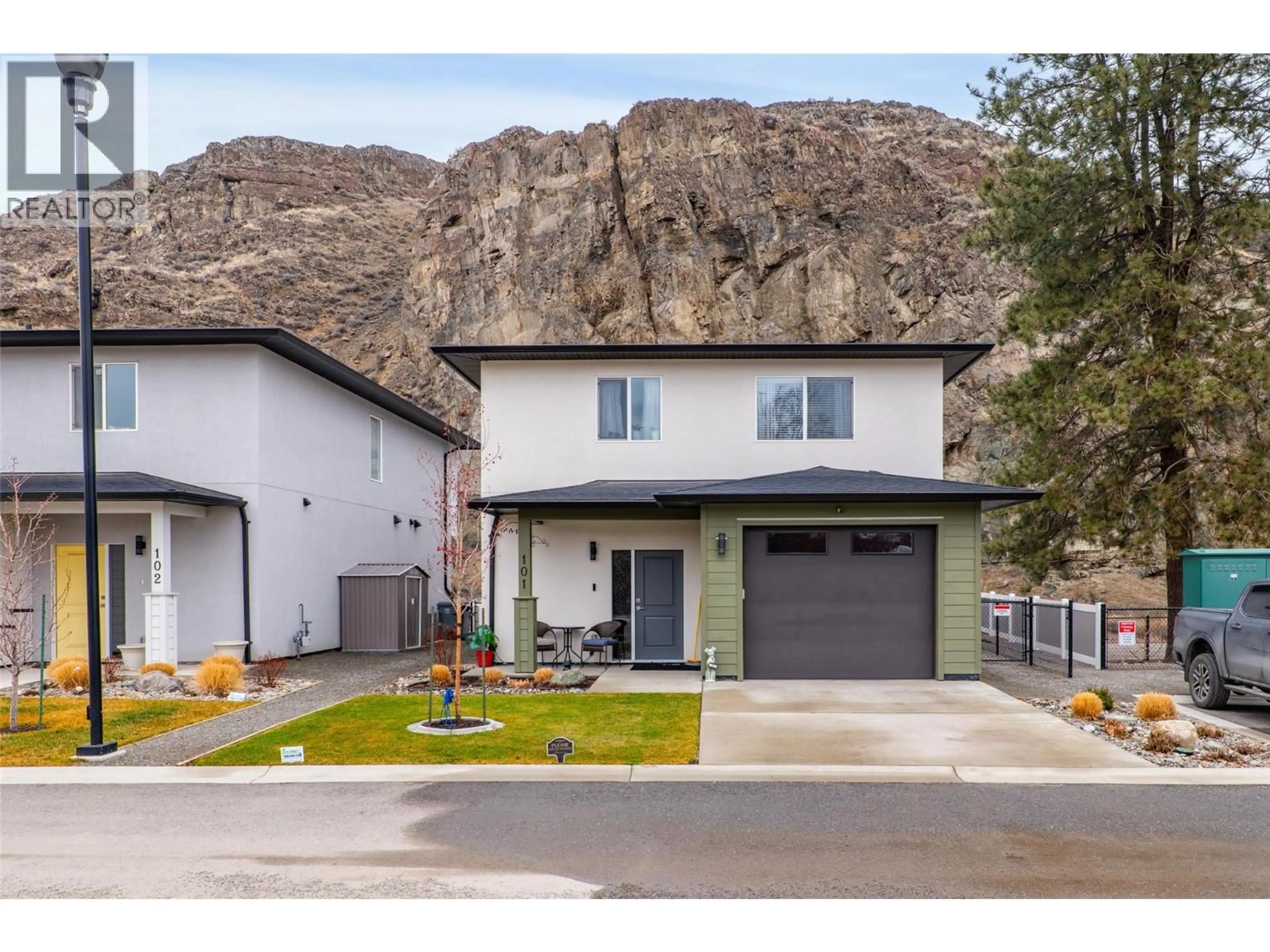Home with vinyl exterior material, mountain view for 101 - 2683 ORD ROAD, Kamloops British Columbia V2B7V7