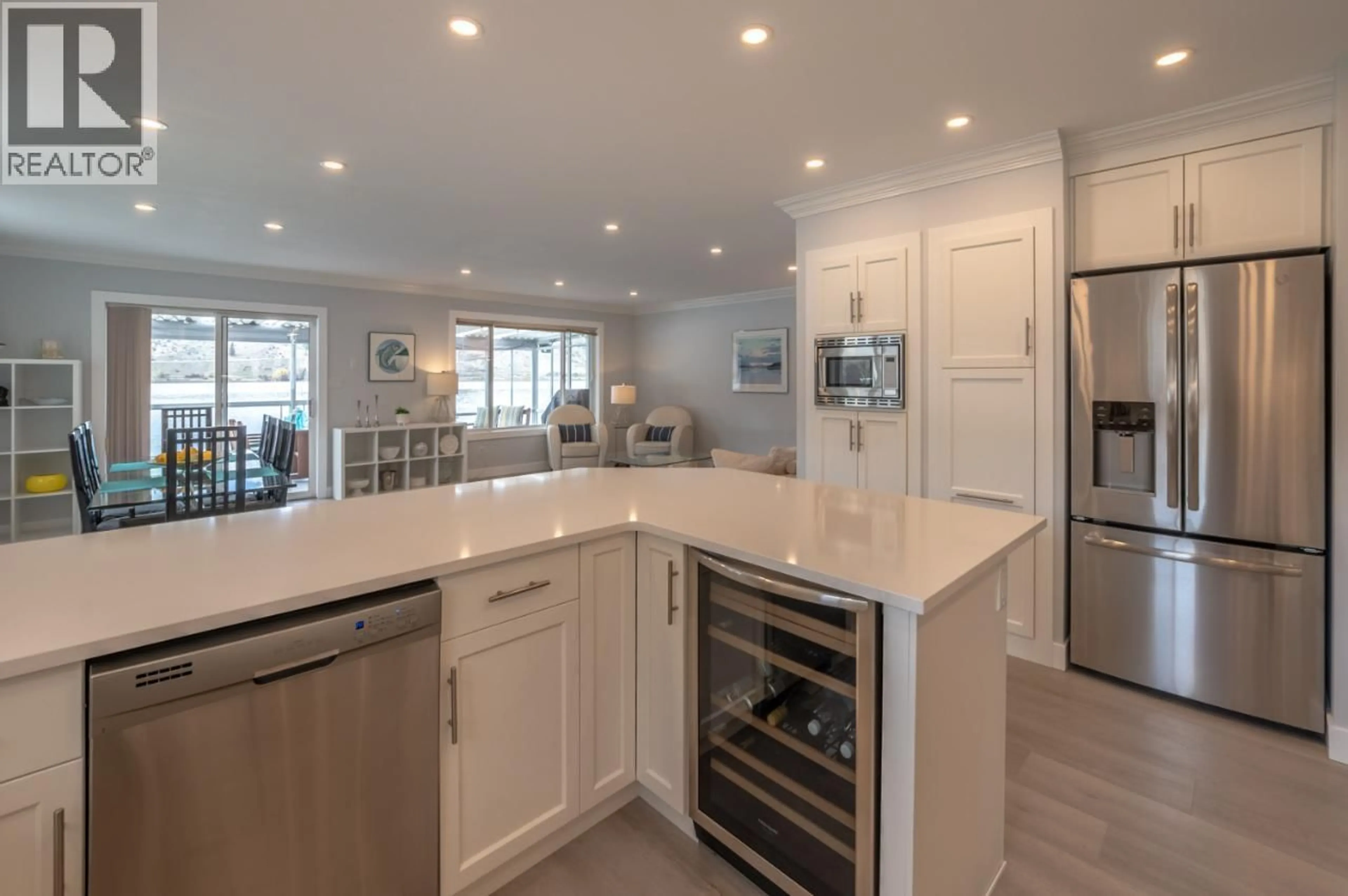 Open concept kitchen, ceramic/tile floor for 516 HODY DRIVE, Okanagan Falls British Columbia V0H1R7