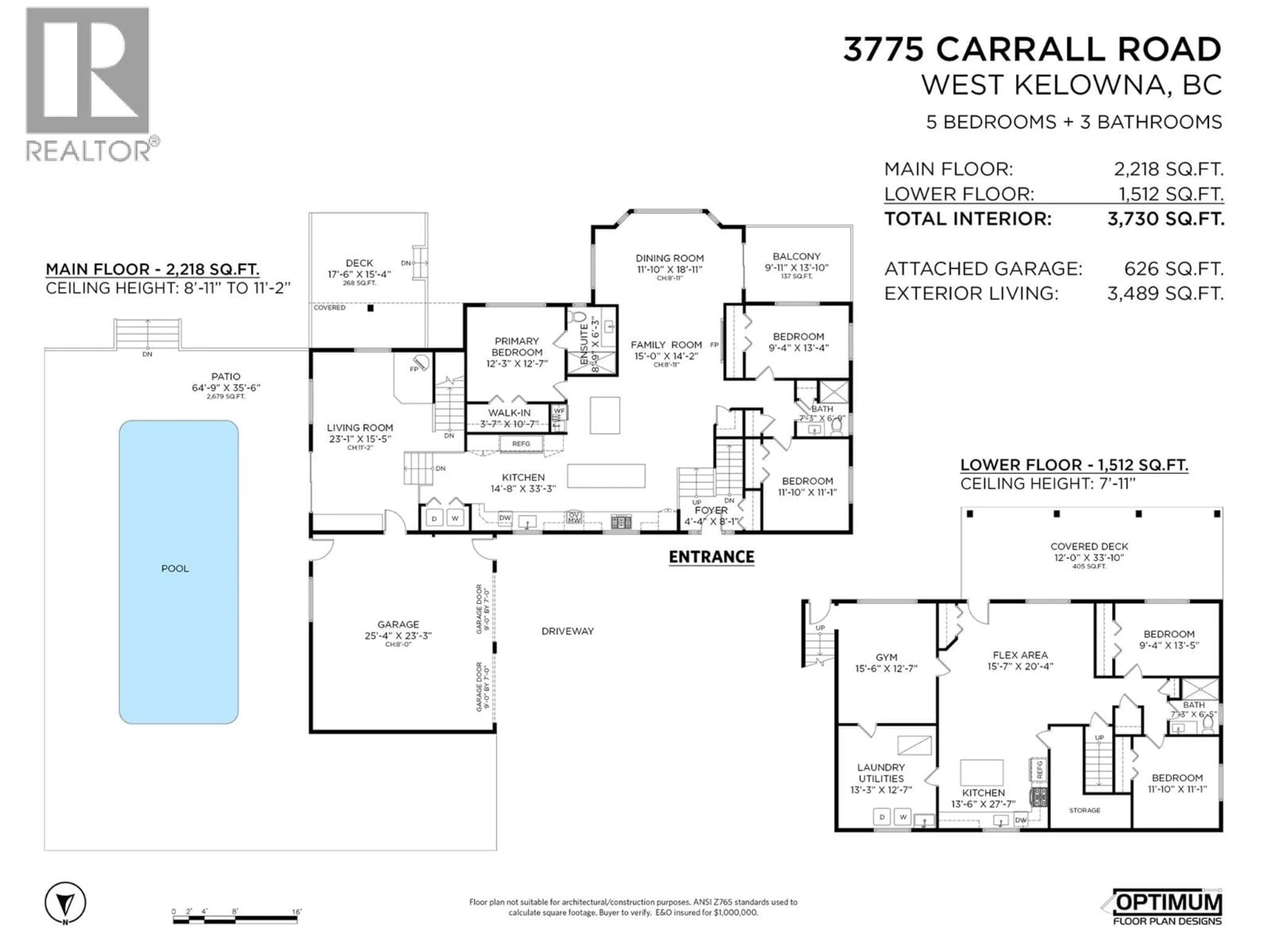 Floor plan for 3775 CARRALL ROAD, West Kelowna British Columbia V4T2C6