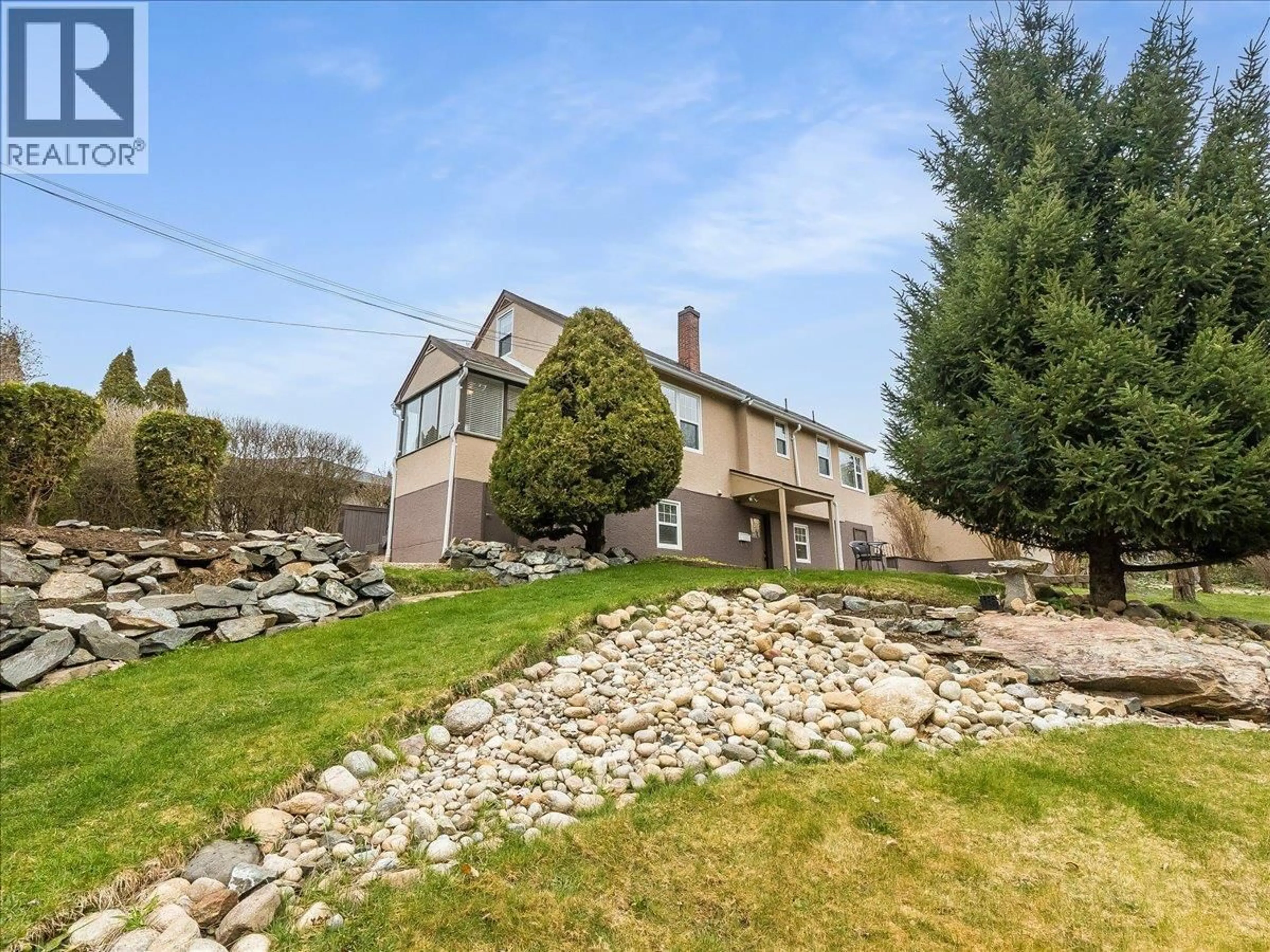 A pic from outside/outdoor area/front of a property/back of a property/a pic from drone, water/lake/river/ocean view for 1115 7TH AVENUE, Castlegar British Columbia V1N1S5