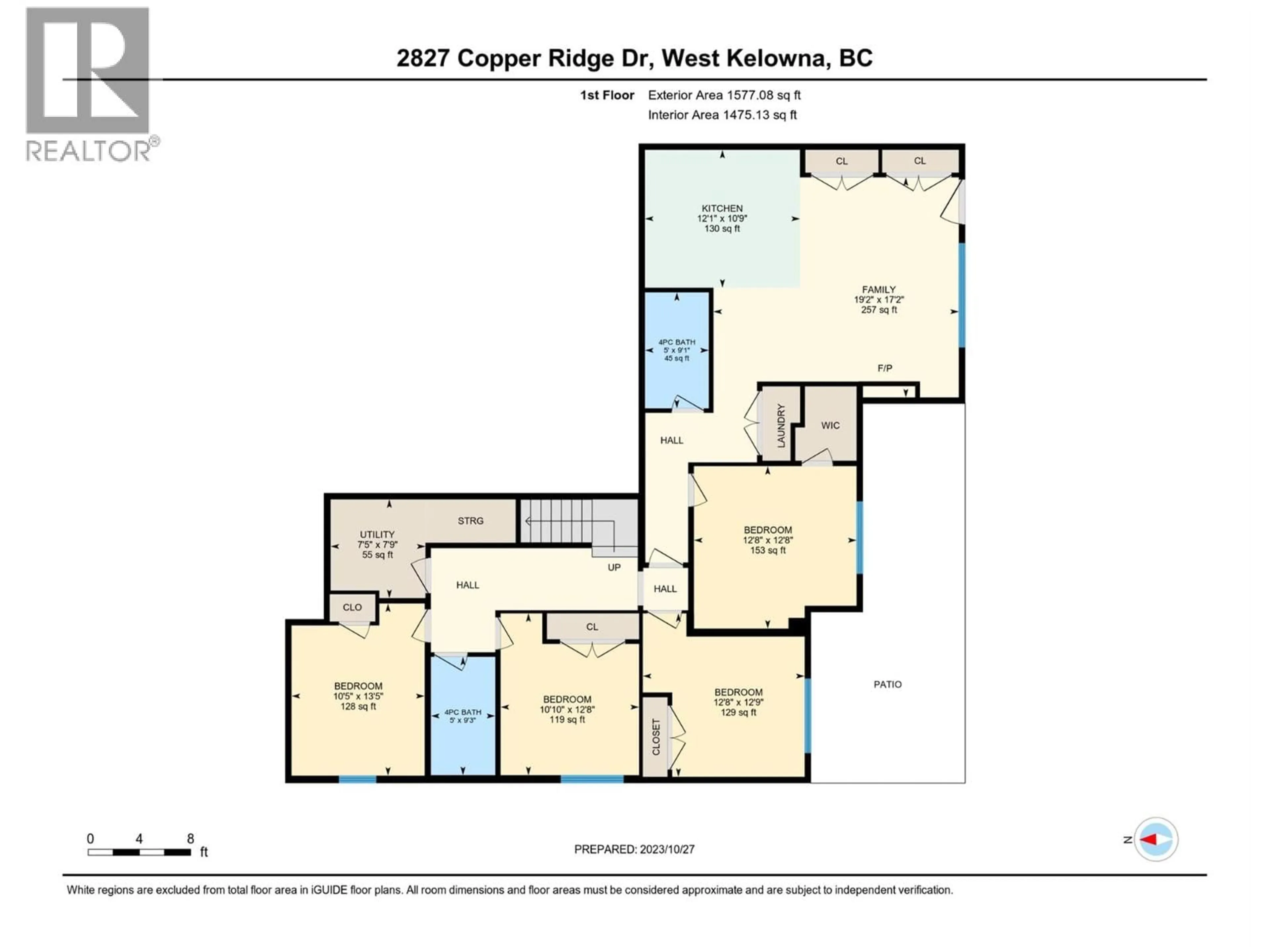 Floor plan for 2827 COPPER RIDGE DRIVE, West Kelowna British Columbia V4T0E7