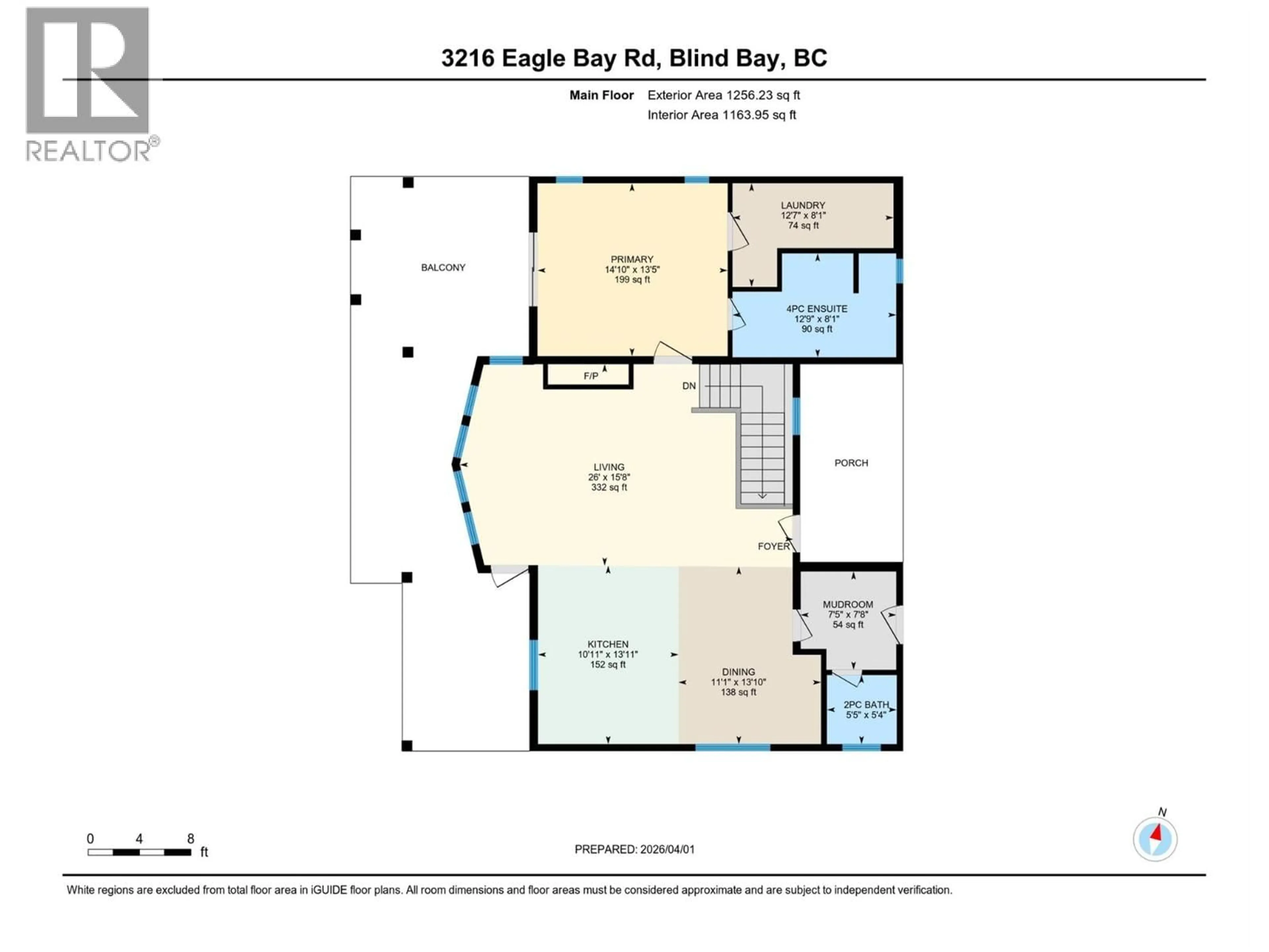 Floor plan for 3216 EAGLE BAY ROAD, Eagle Bay British Columbia V0E1H1