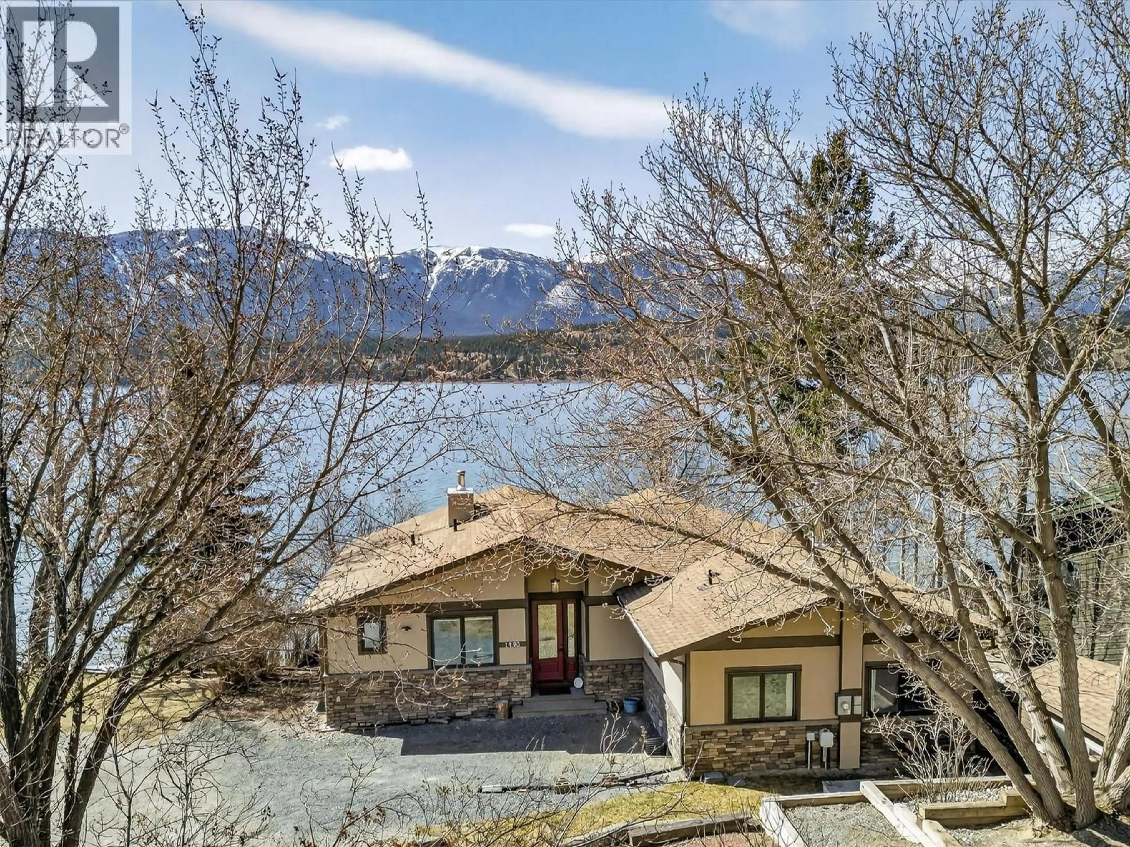 A pic from outside/outdoor area/front of a property/back of a property/a pic from drone, water/lake/river/ocean view for 1193 BALTAC ROAD, Invermere British Columbia V0B2L1