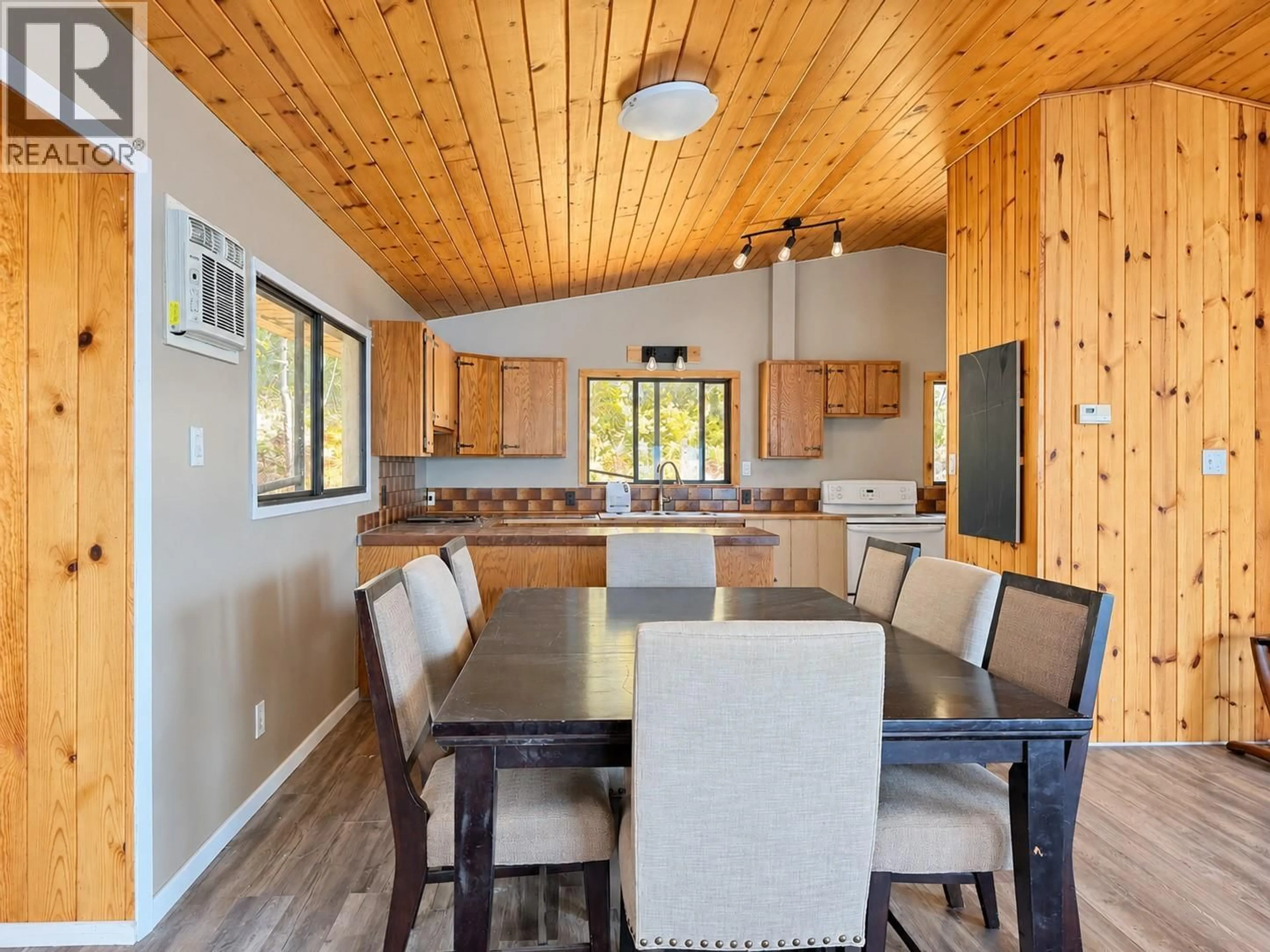 Open concept kitchen, wood/laminate floor for 9779 3A HIGHWAY, Kuskanook British Columbia V0B1A1