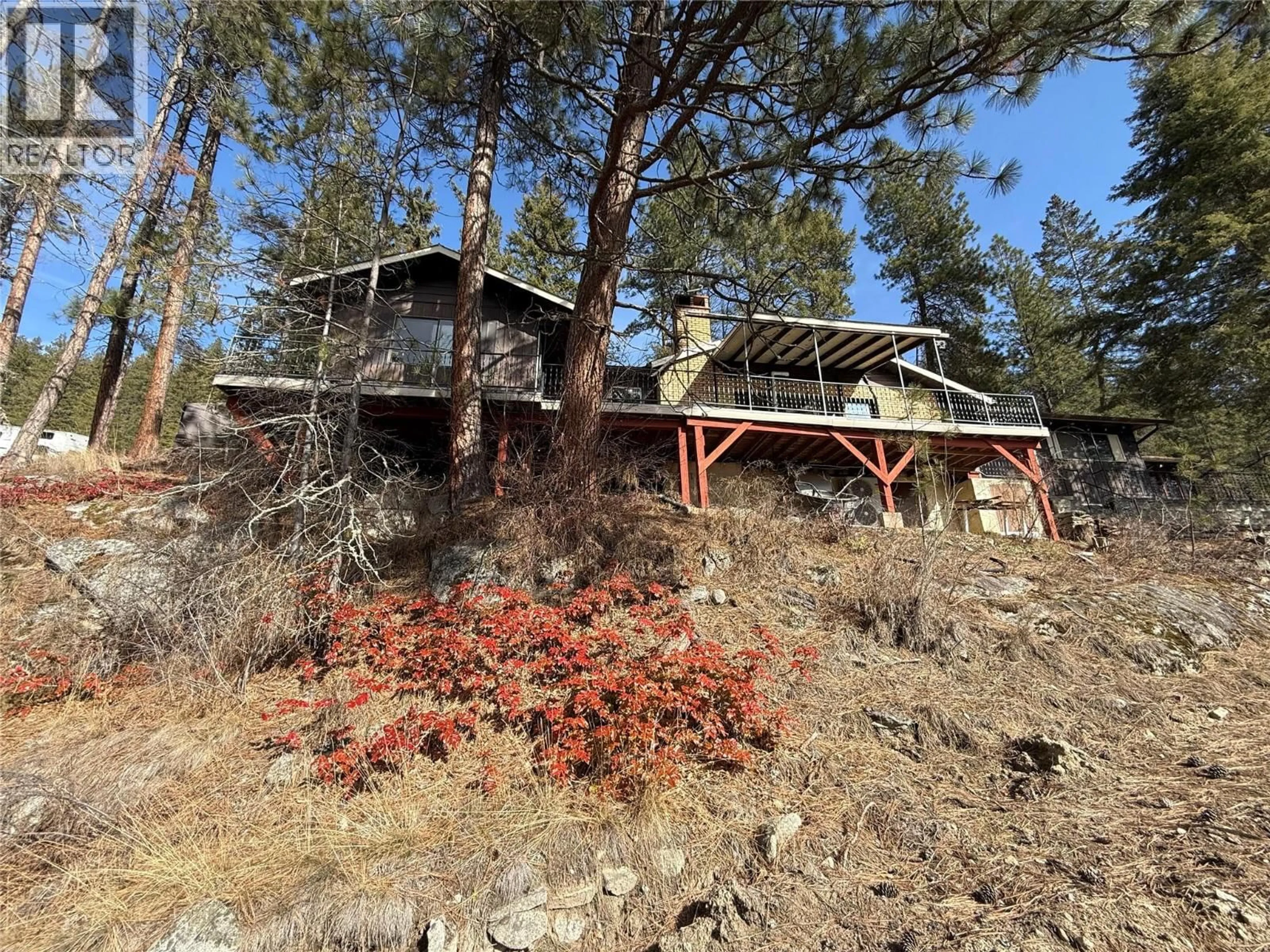 A pic from outside/outdoor area/front of a property/back of a property/a pic from drone, forest/trees view for 9779 3A HIGHWAY, Kuskanook British Columbia V0B1A1