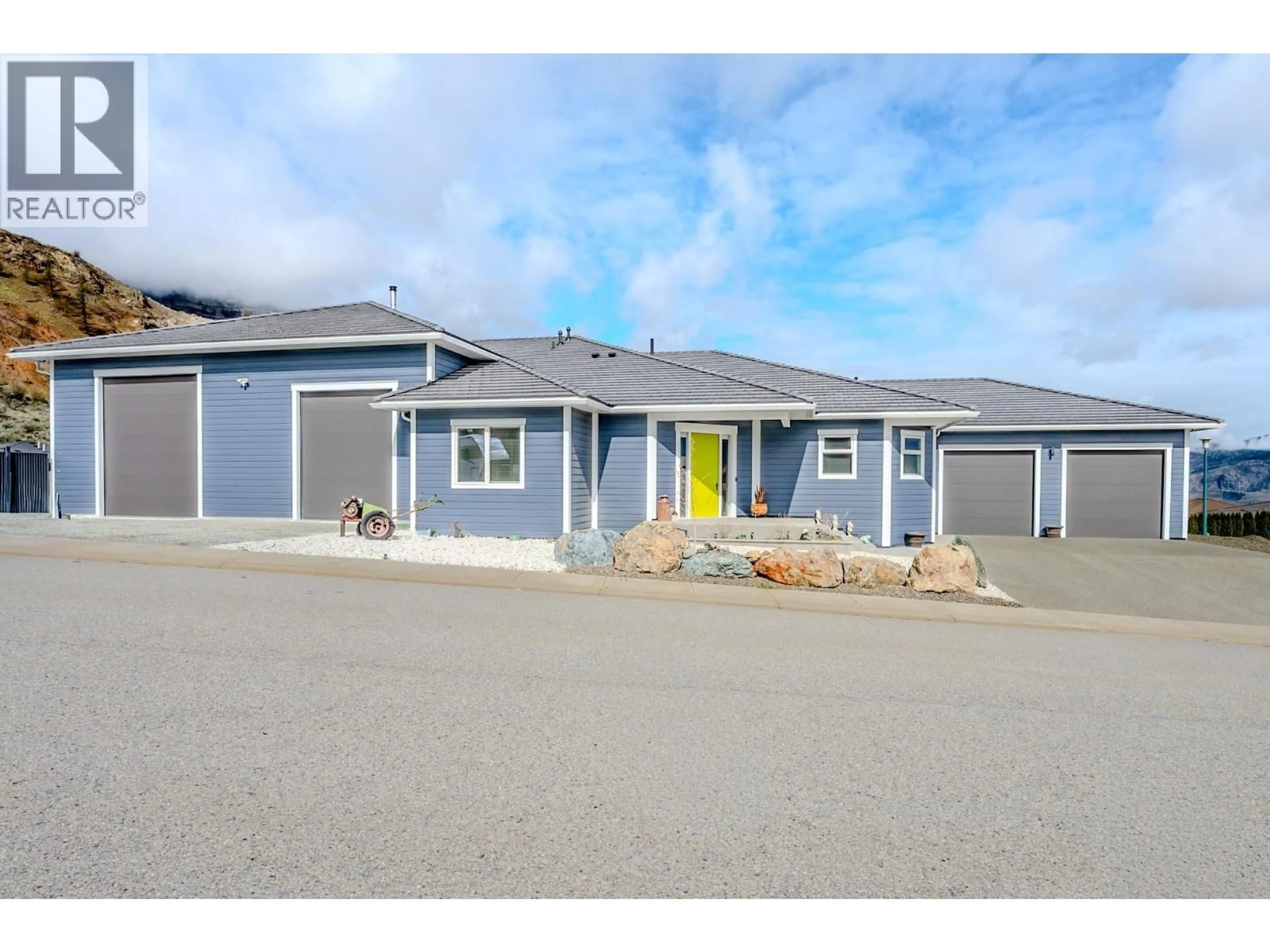 Home with vinyl exterior material, street for 12102 AUGUSTA LANE, Osoyoos British Columbia V0H1V4