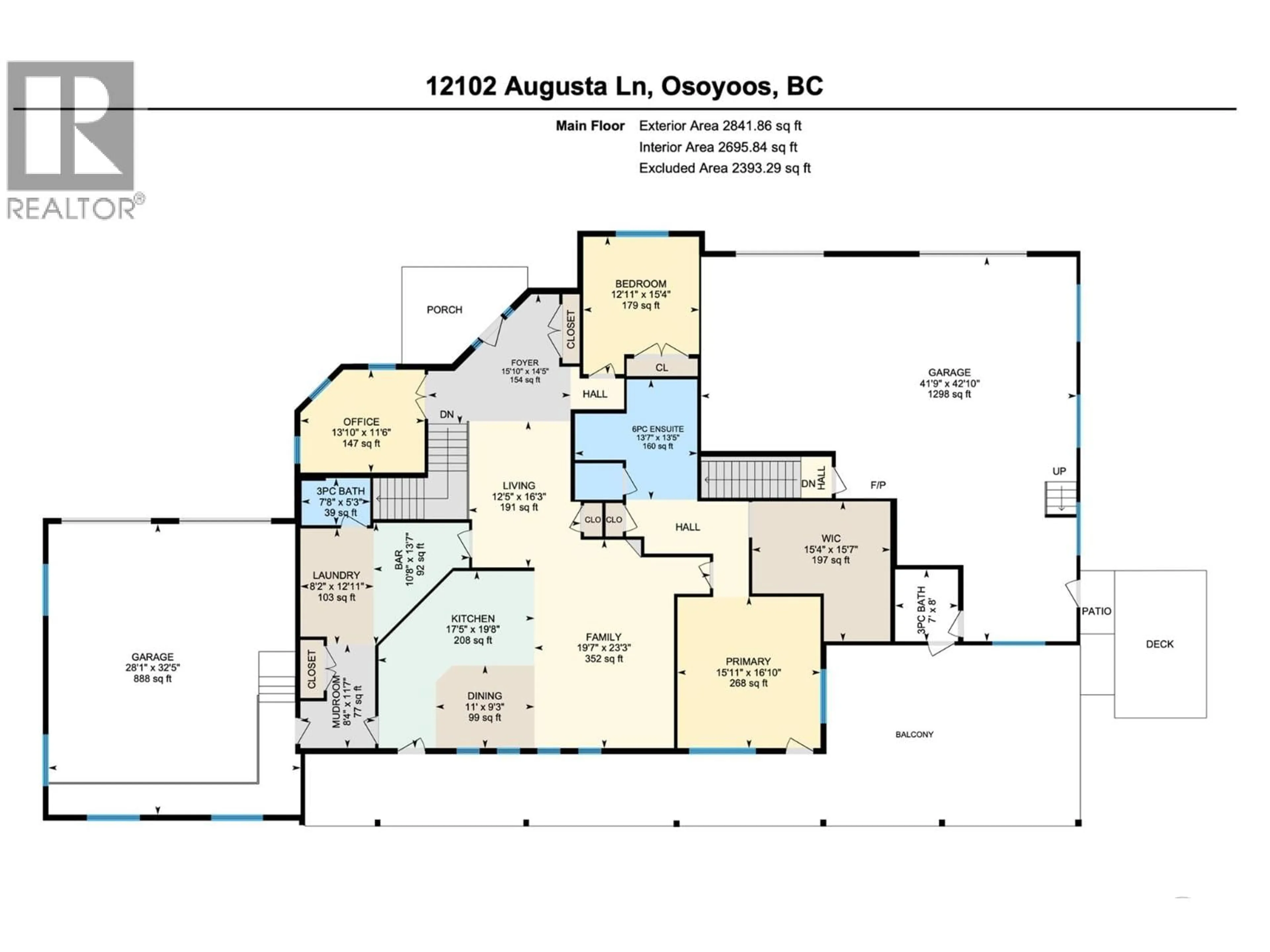 Floor plan for 12102 AUGUSTA LANE, Osoyoos British Columbia V0H1V4