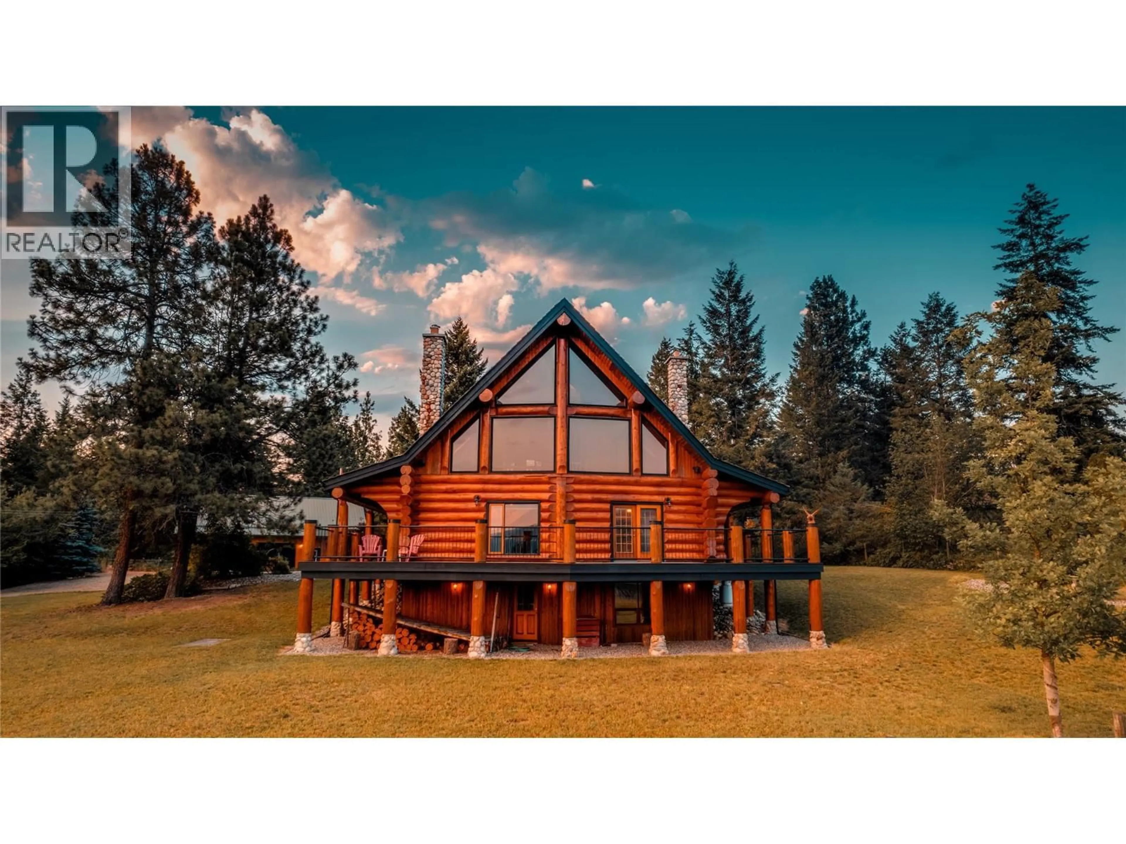 Home with vinyl exterior material, mountain view for 20 VALEVIEW ROAD, Lumby British Columbia V0E2G1