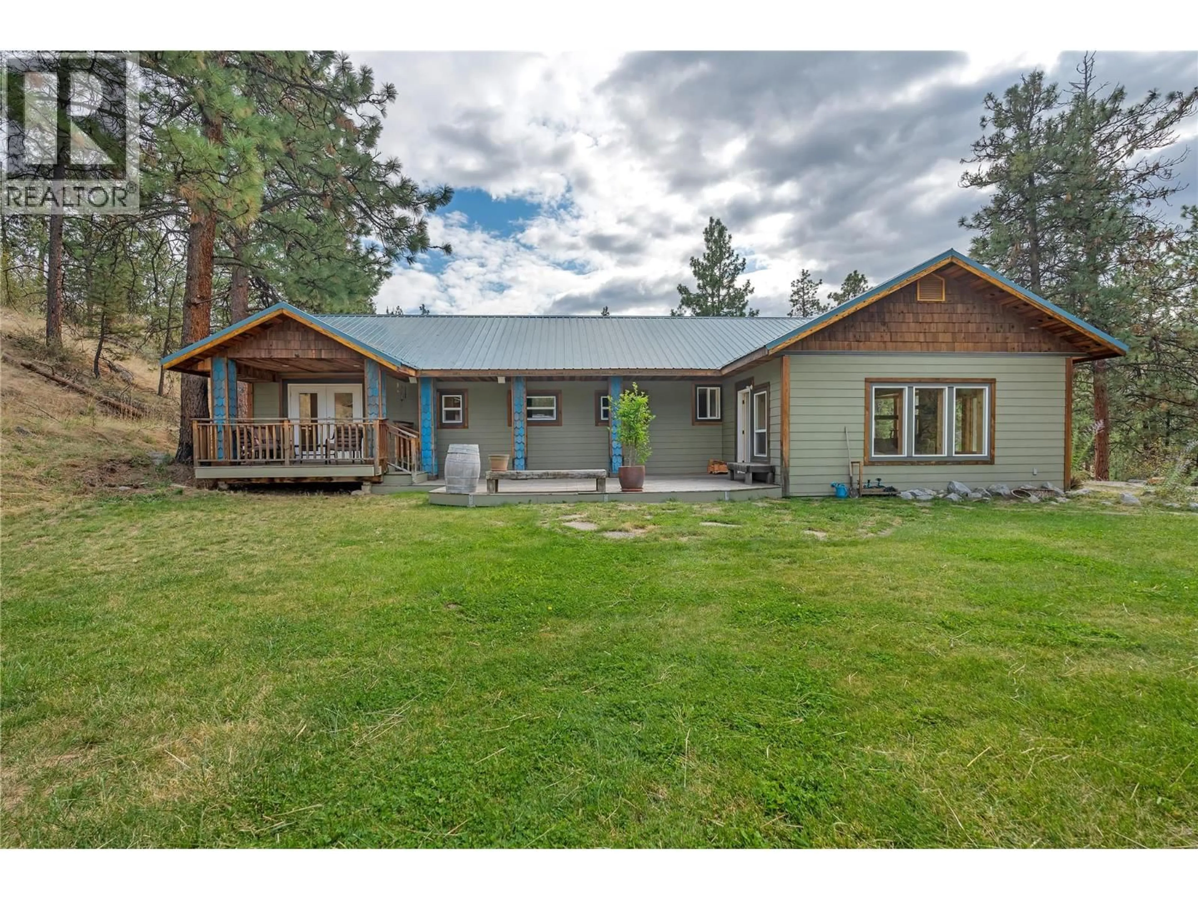 A pic from outside/outdoor area/front of a property/back of a property/a pic from drone, unknown for 28 DEANS ROAD, Summerland British Columbia V0H1Z8