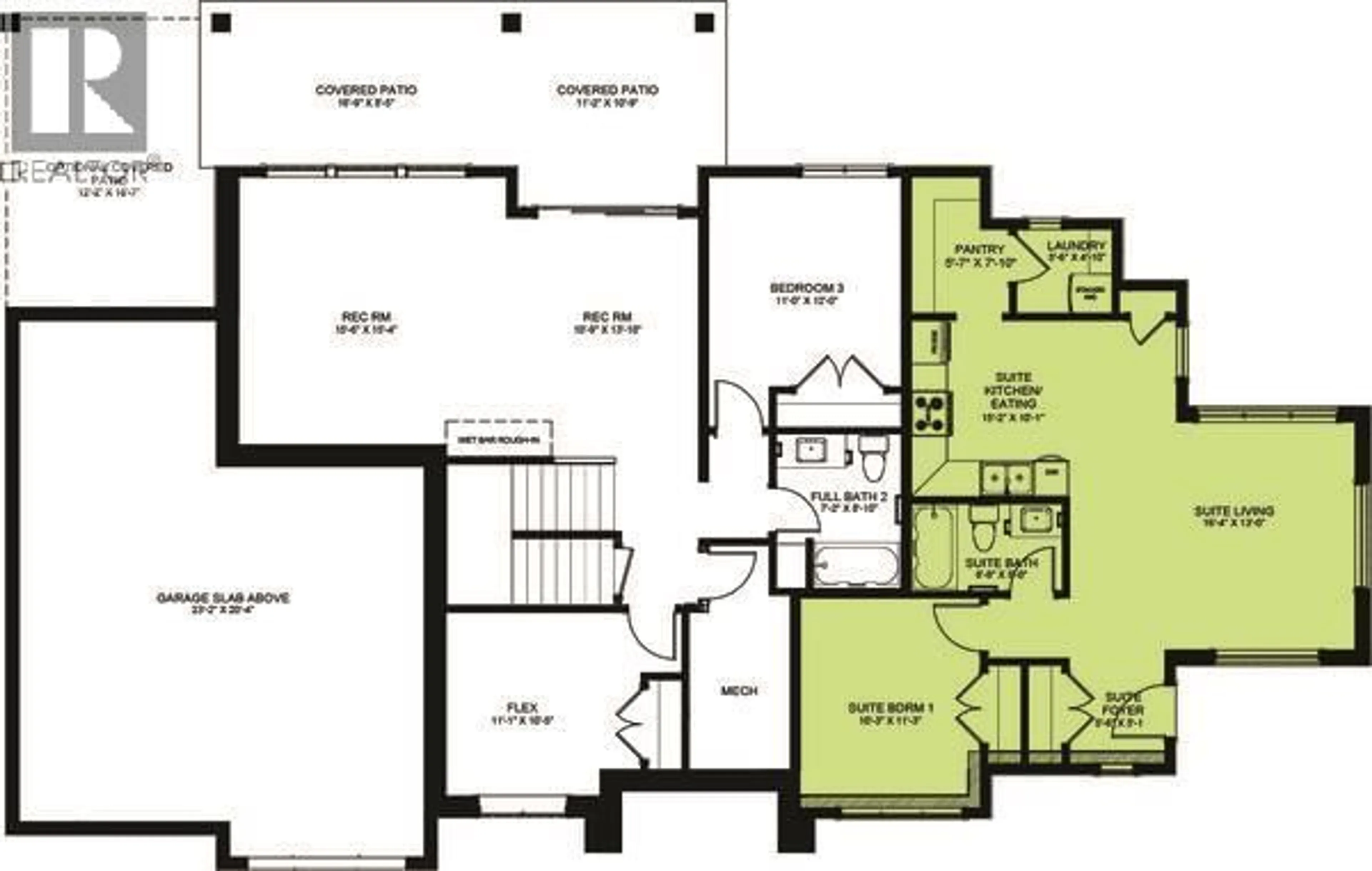 Floor plan for 1120 COLLINSON COURT, Kelowna British Columbia V1W0C3