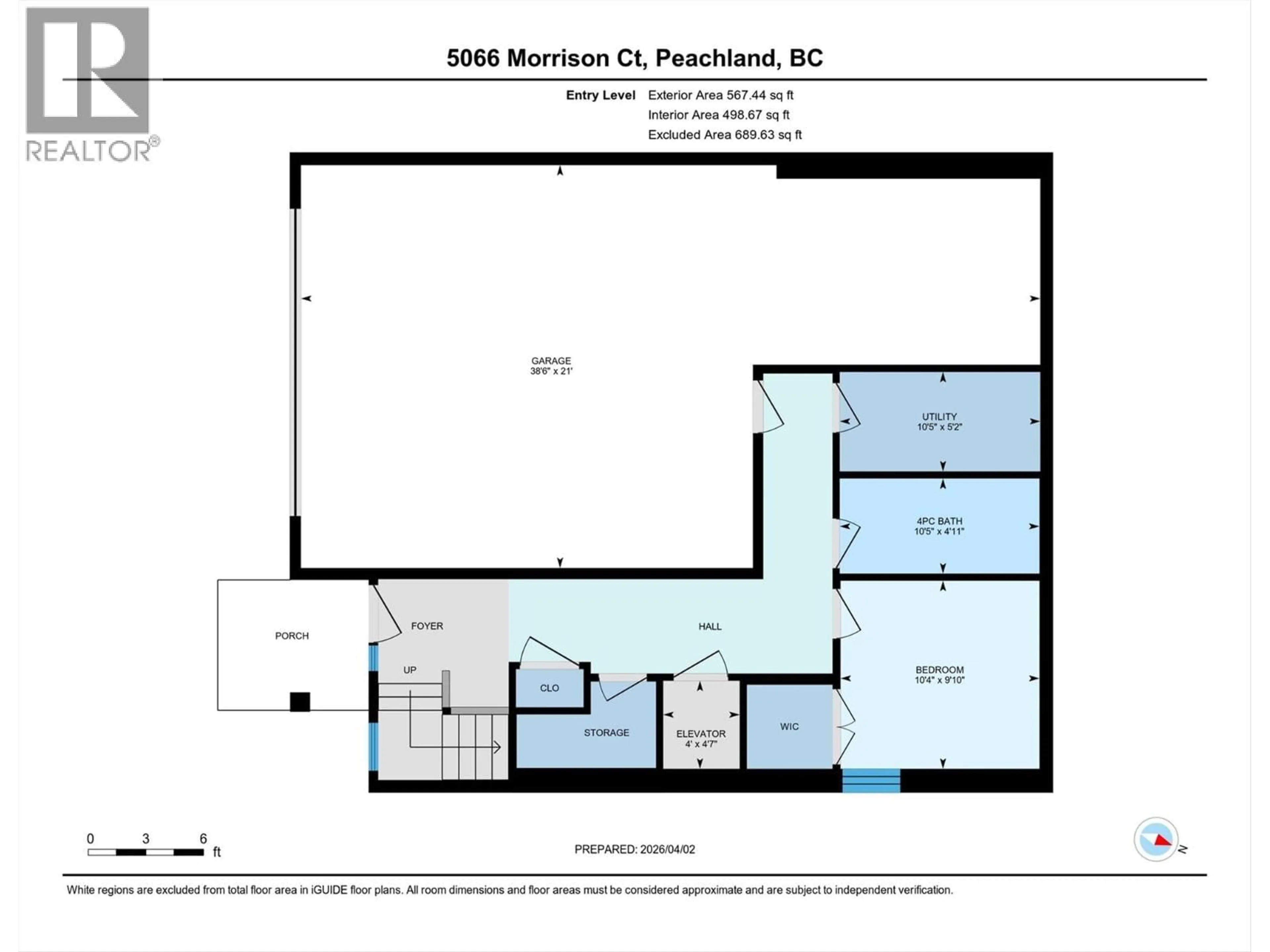 Floor plan for 5066 MORRISON COURT, Peachland British Columbia V0H1X2