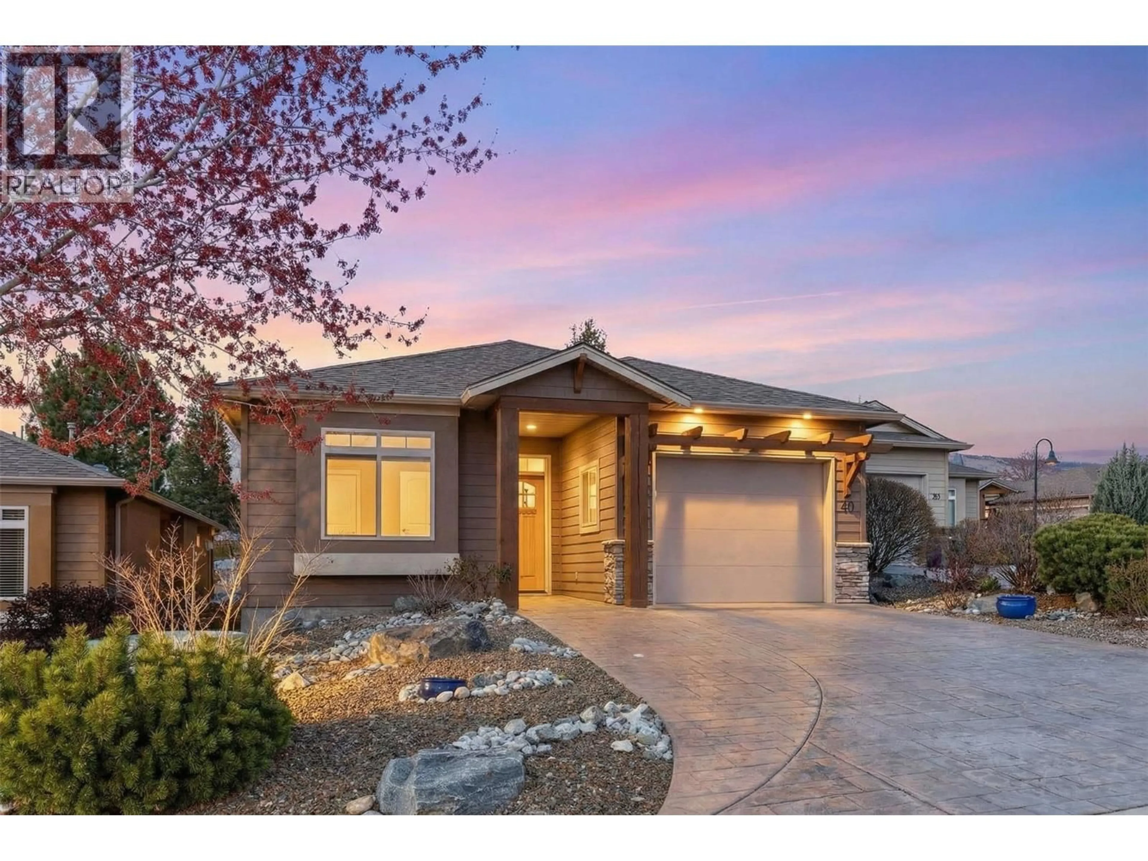 Home with brick exterior material, street for 40 - 6833 MEADOWS DRIVE, Oliver British Columbia V0H1T4