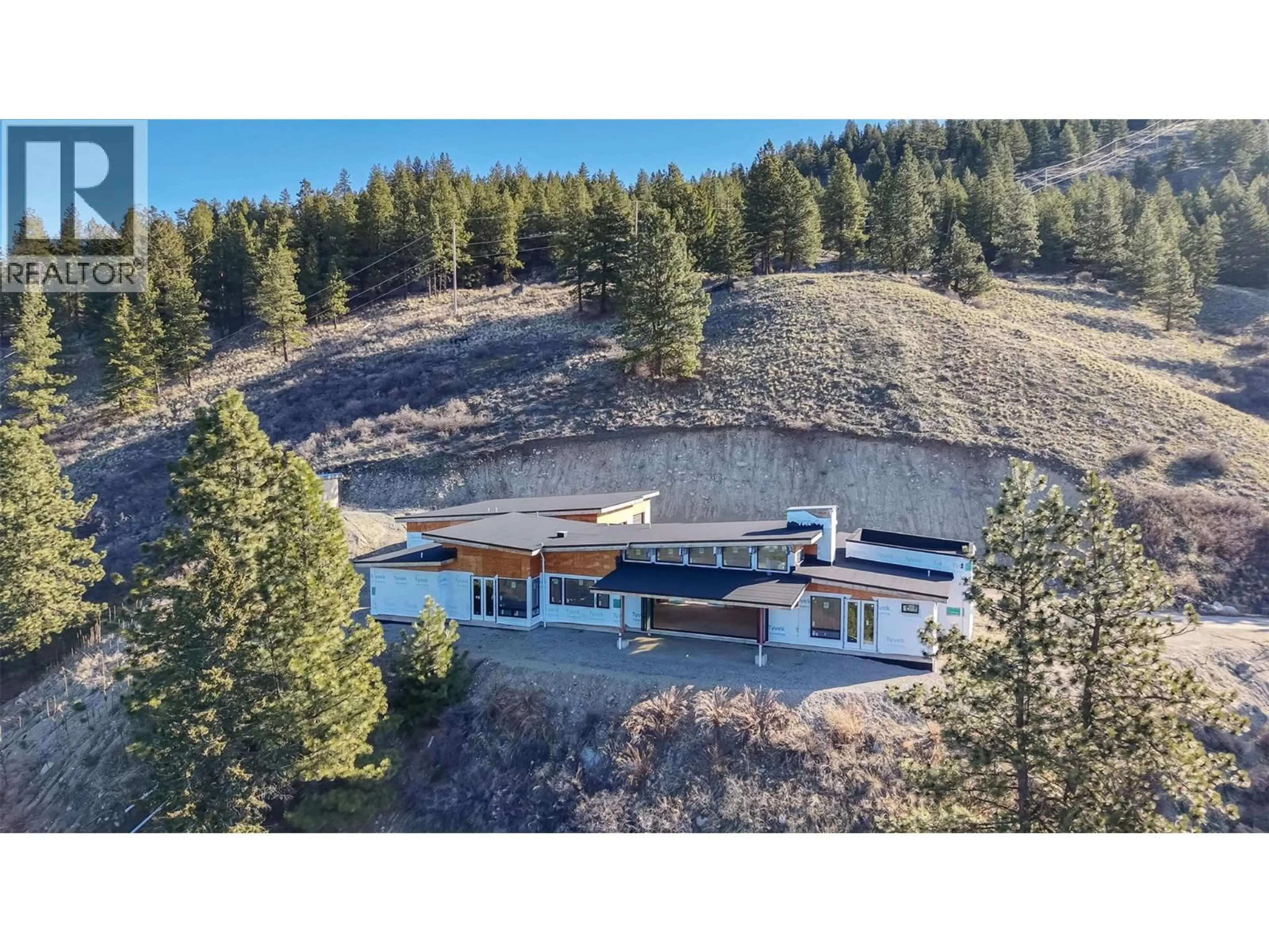 A pic from outside/outdoor area/front of a property/back of a property/a pic from drone, mountain view for 475 SASQUATCH TRAIL, Osoyoos British Columbia V0H1V6