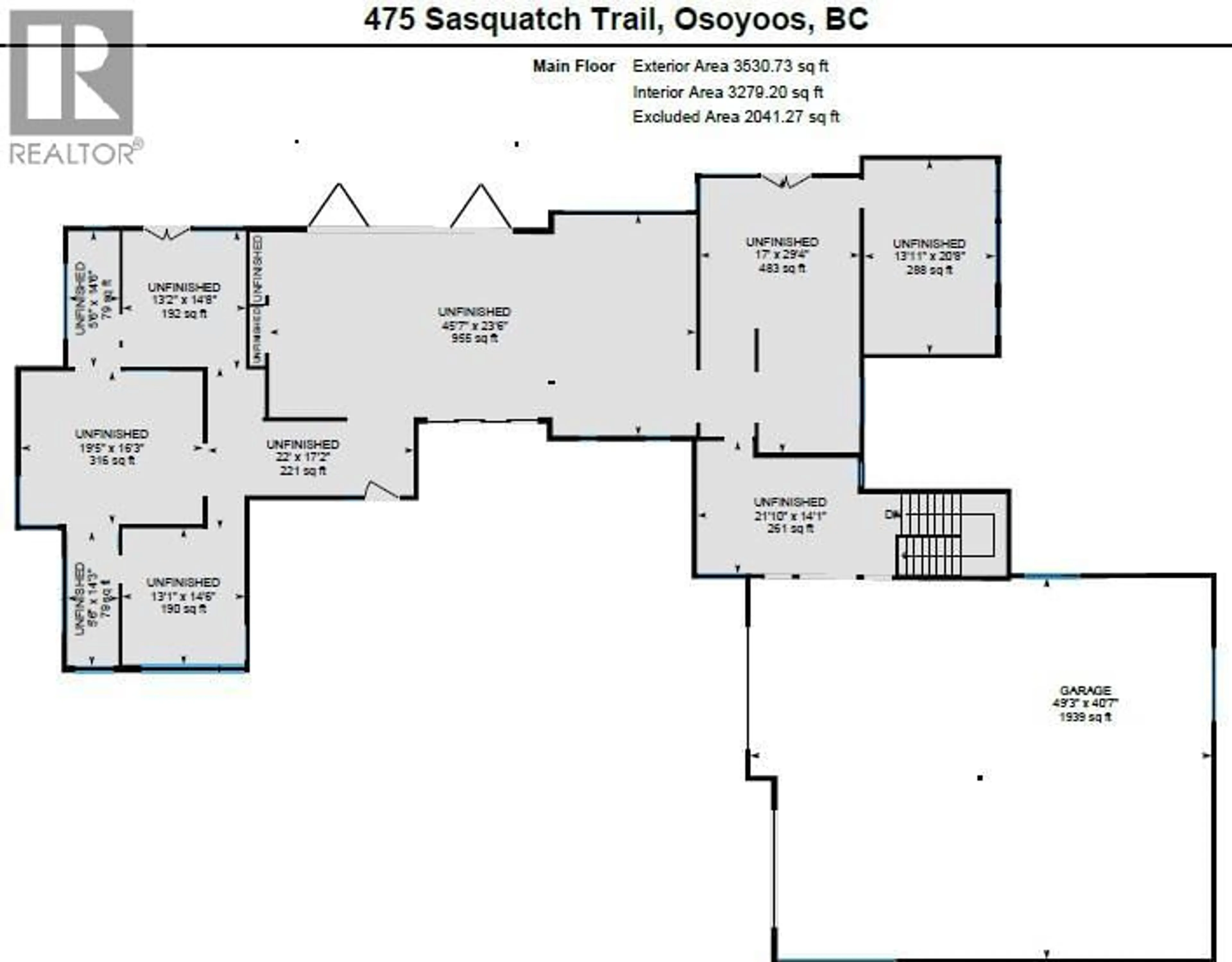 Floor plan for 475 SASQUATCH TRAIL, Osoyoos British Columbia V0H1V6