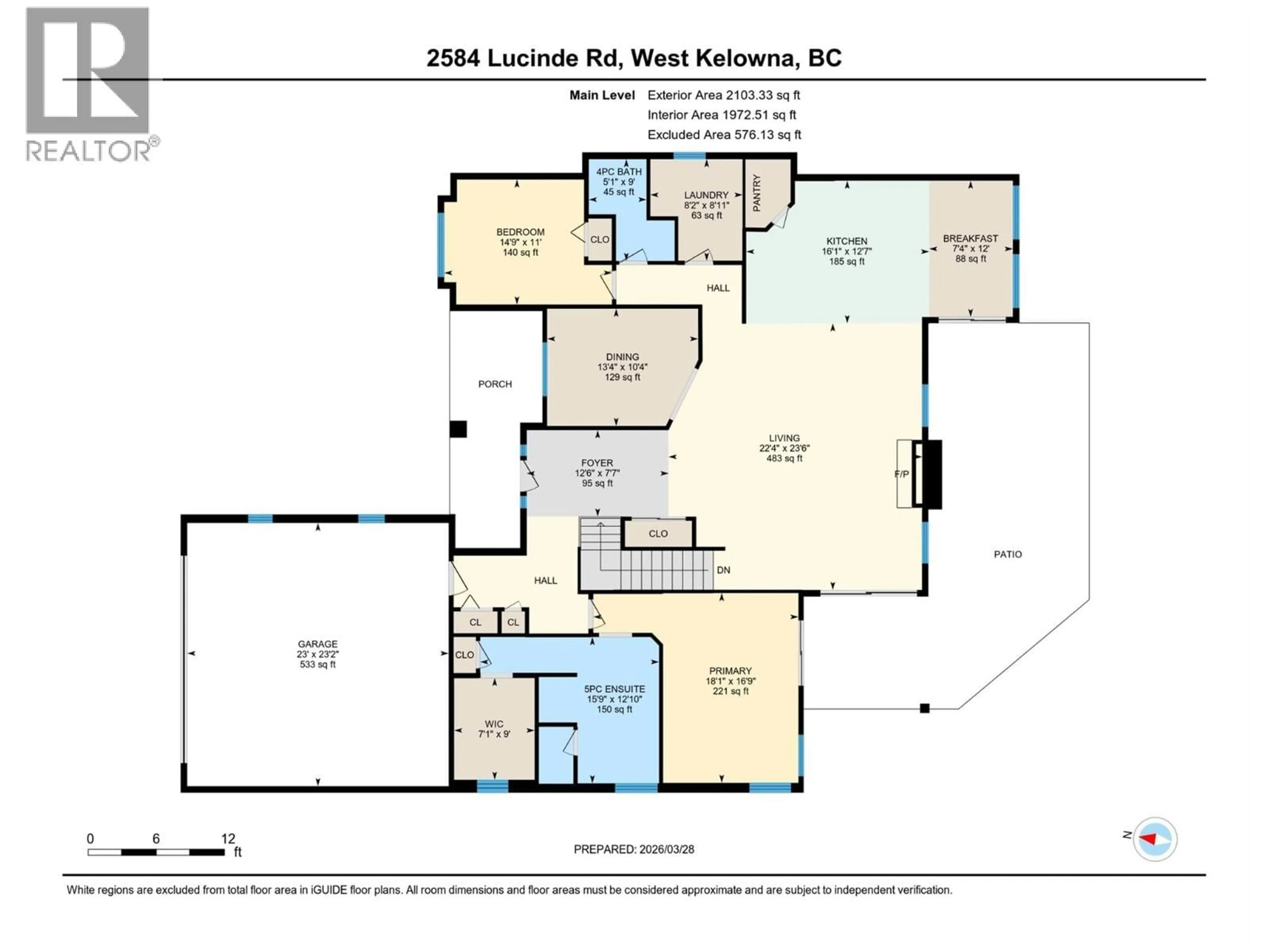 Floor plan for 2584 LUCINDE ROAD, West Kelowna British Columbia V1Z4B1