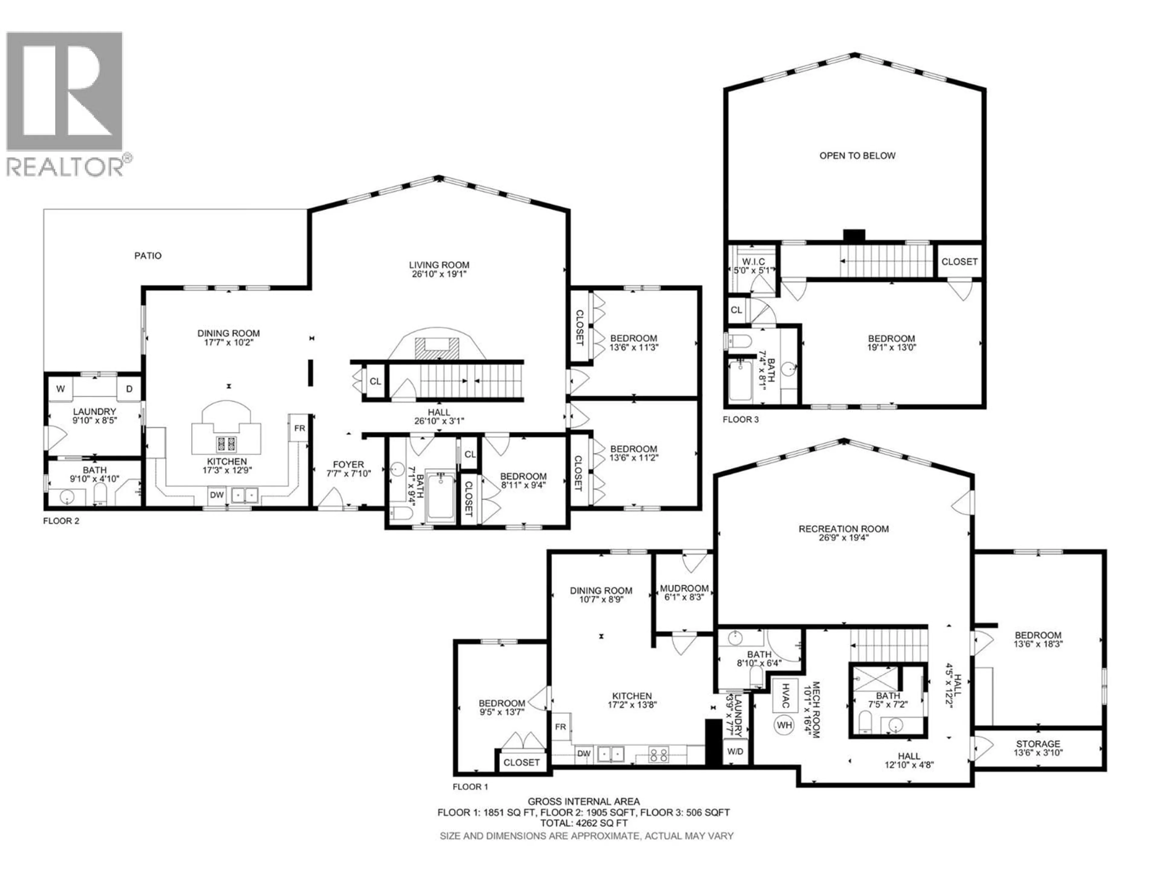 Floor plan for 4702 WESTSYDE ROAD, Kamloops British Columbia V2B8N4