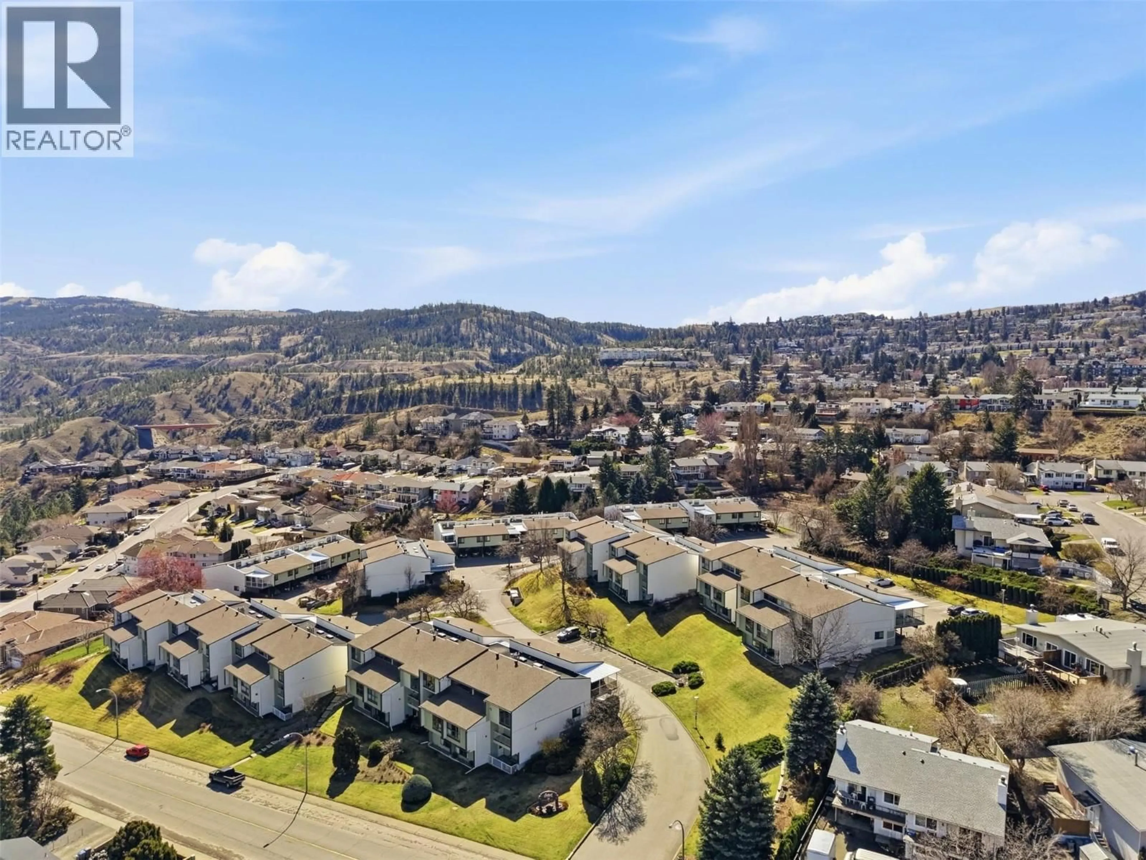 A pic from outside/outdoor area/front of a property/back of a property/a pic from drone, mountain view for 87 - 137 MCGILL ROAD, Kamloops British Columbia V2C1L9