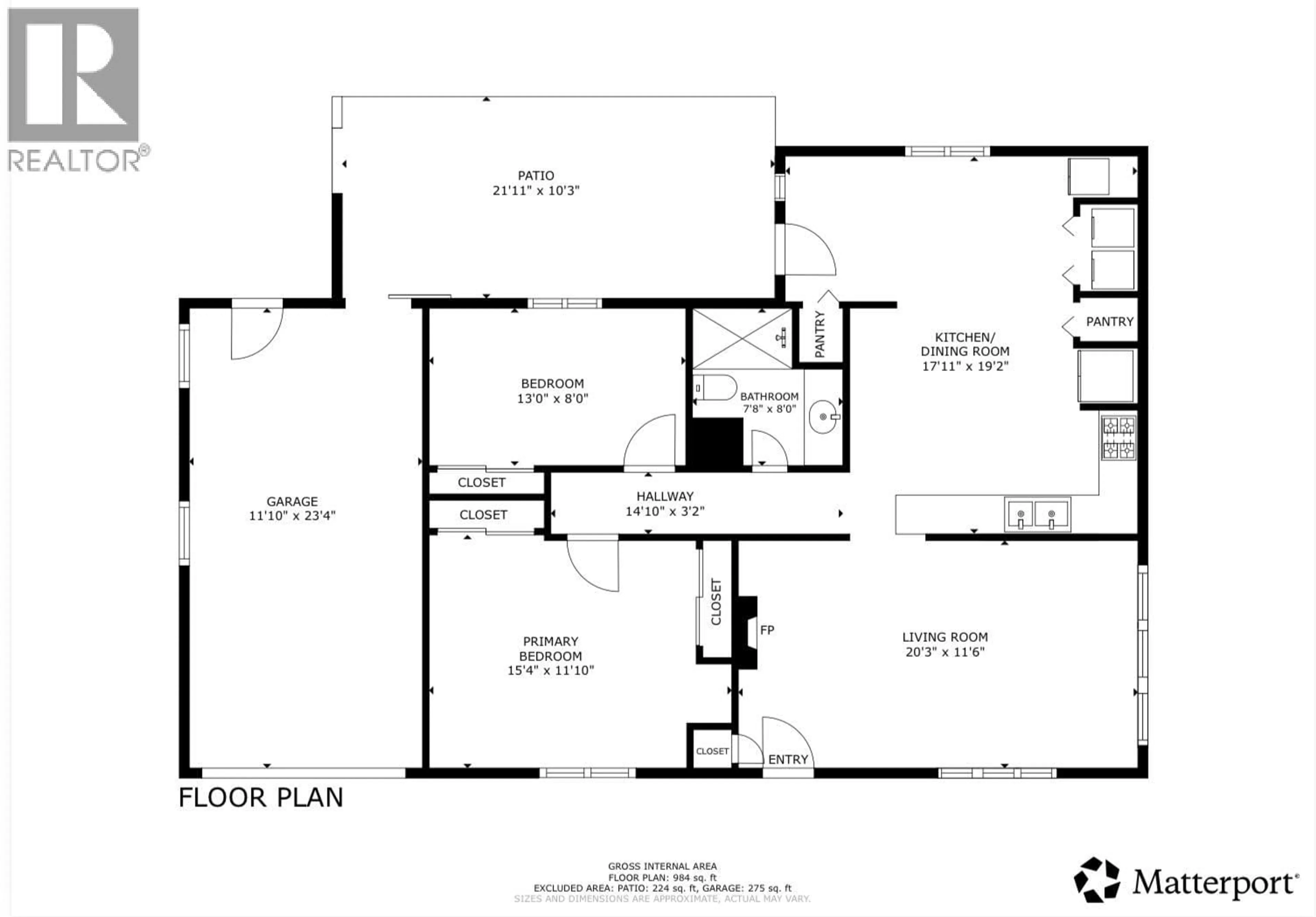 Floor plan for 16 - 2932 BUCKLEY ROAD, Sorrento British Columbia V0E2W0