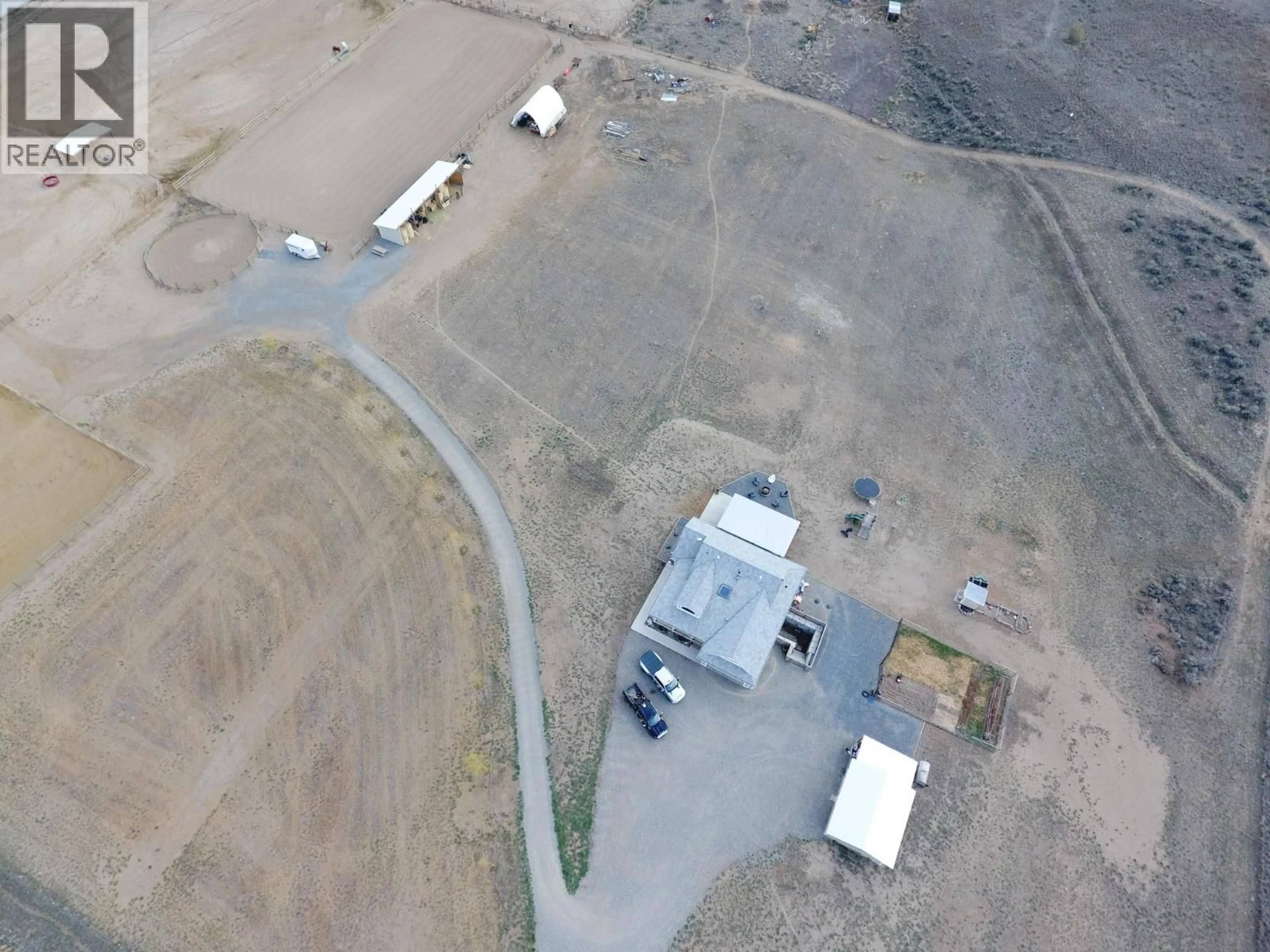 A pic from outside/outdoor area/front of a property/back of a property/a pic from drone, street for 1480 THOMPSON RIVER DRIVE, Kamloops British Columbia V0K2J0