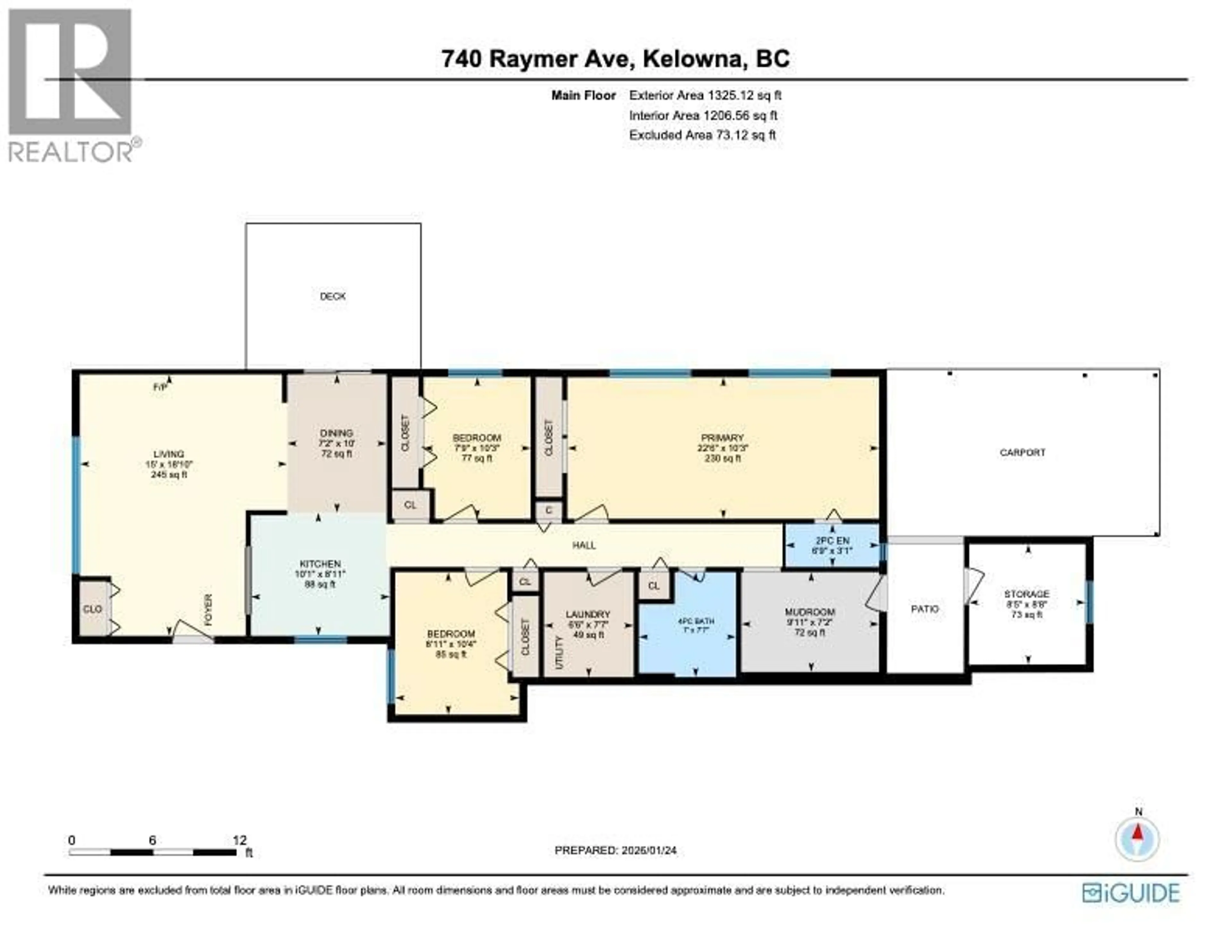 Floor plan for 740 & 746 RAYMER AVENUE, Kelowna British Columbia V1Y4Z8