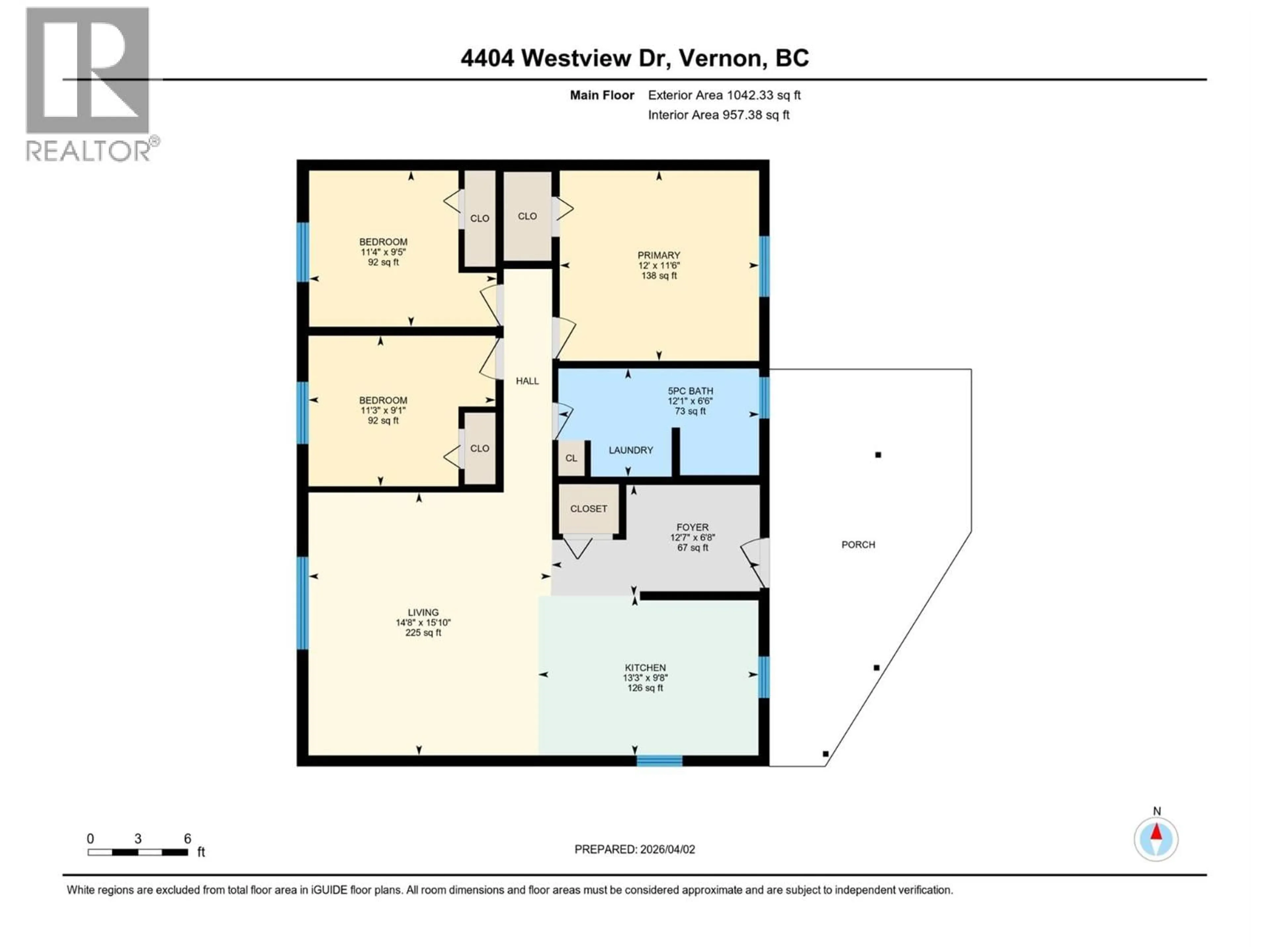 Floor plan for 4404 WESTVIEW DRIVE, Vernon British Columbia V1T7M6