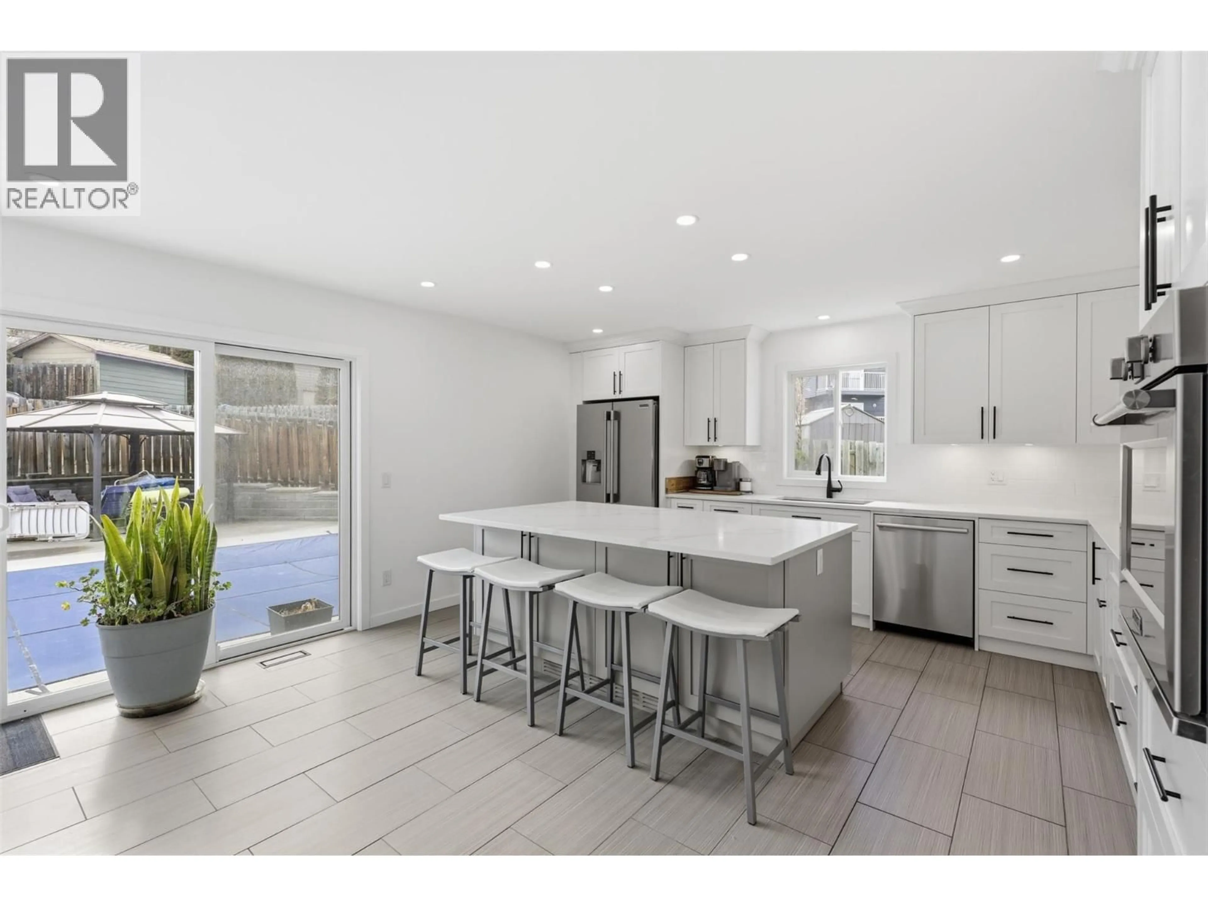 Open concept kitchen, ceramic/tile floor for 2298 BALFOUR COURT, Kamloops British Columbia V1S1H5