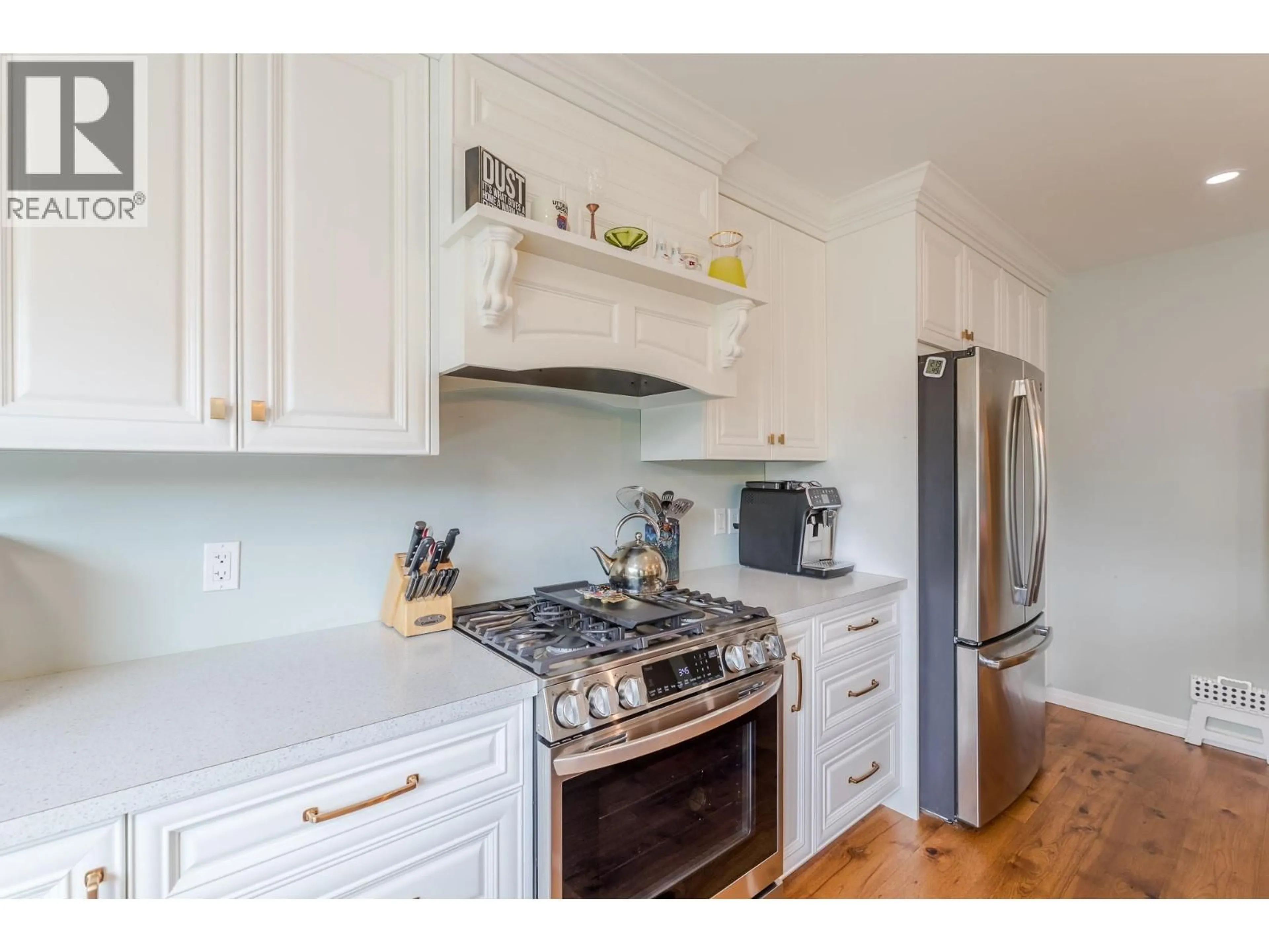 Standard kitchen, wood/laminate floor for 10903 BARCLAY STREET, Summerland British Columbia V0H1Z0