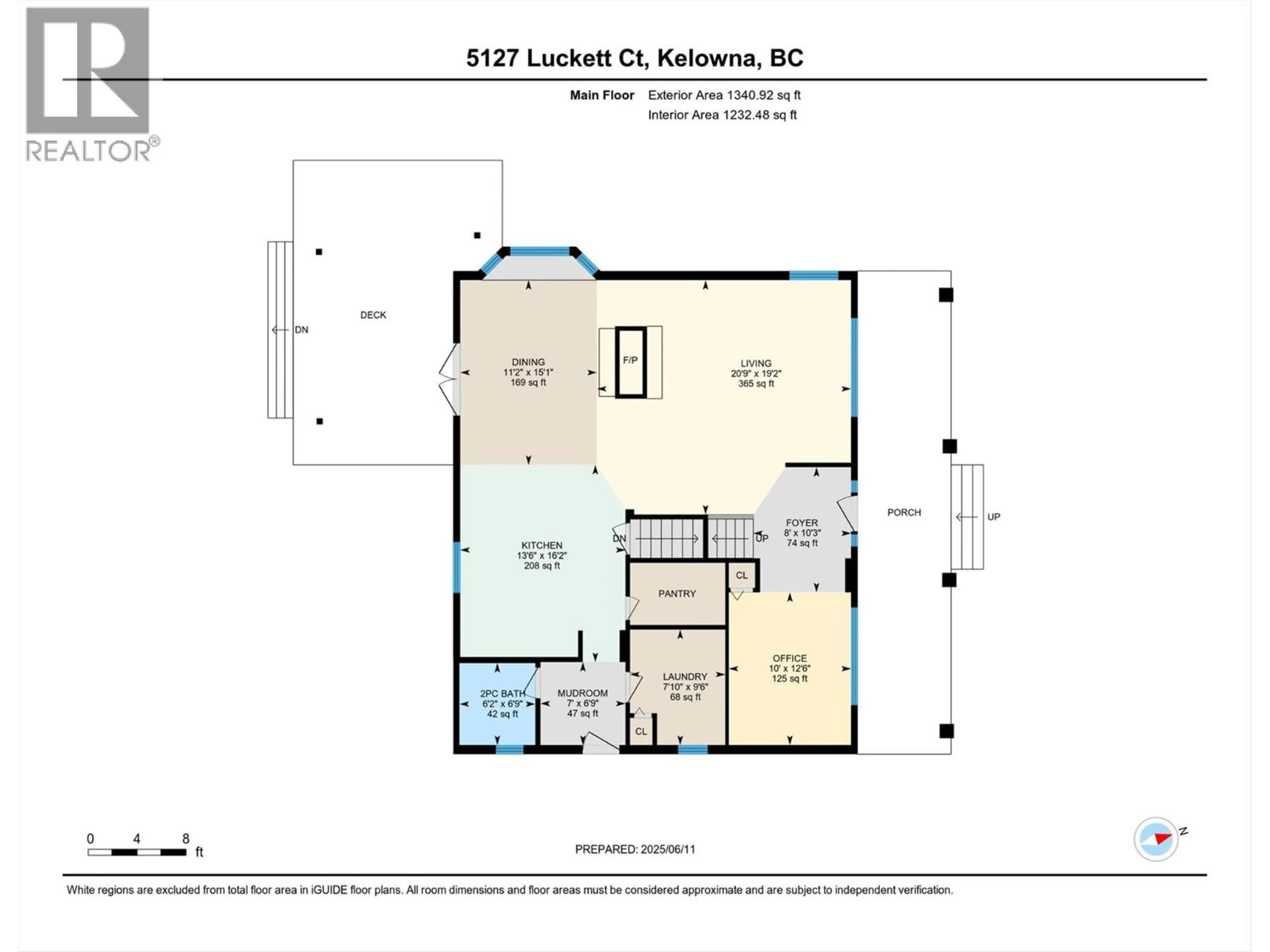 Floor plan for 5127 LUCKETT COURT, Kelowna British Columbia V1W4J1