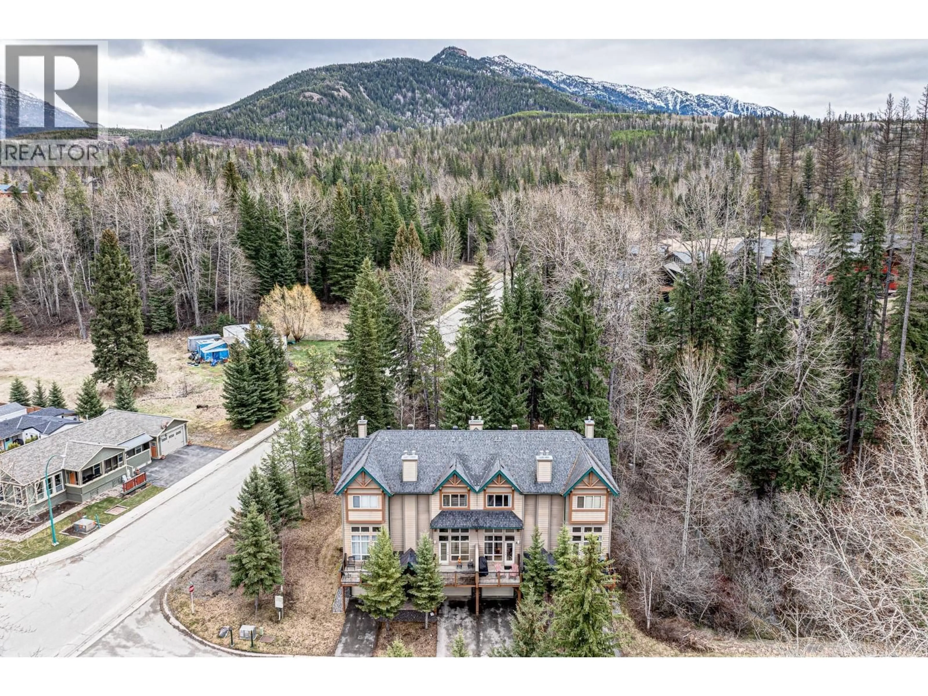 A pic from outside/outdoor area/front of a property/back of a property/a pic from drone, mountain view for C - 5 ESTATE DRIVE, Fernie British Columbia V0B1M4