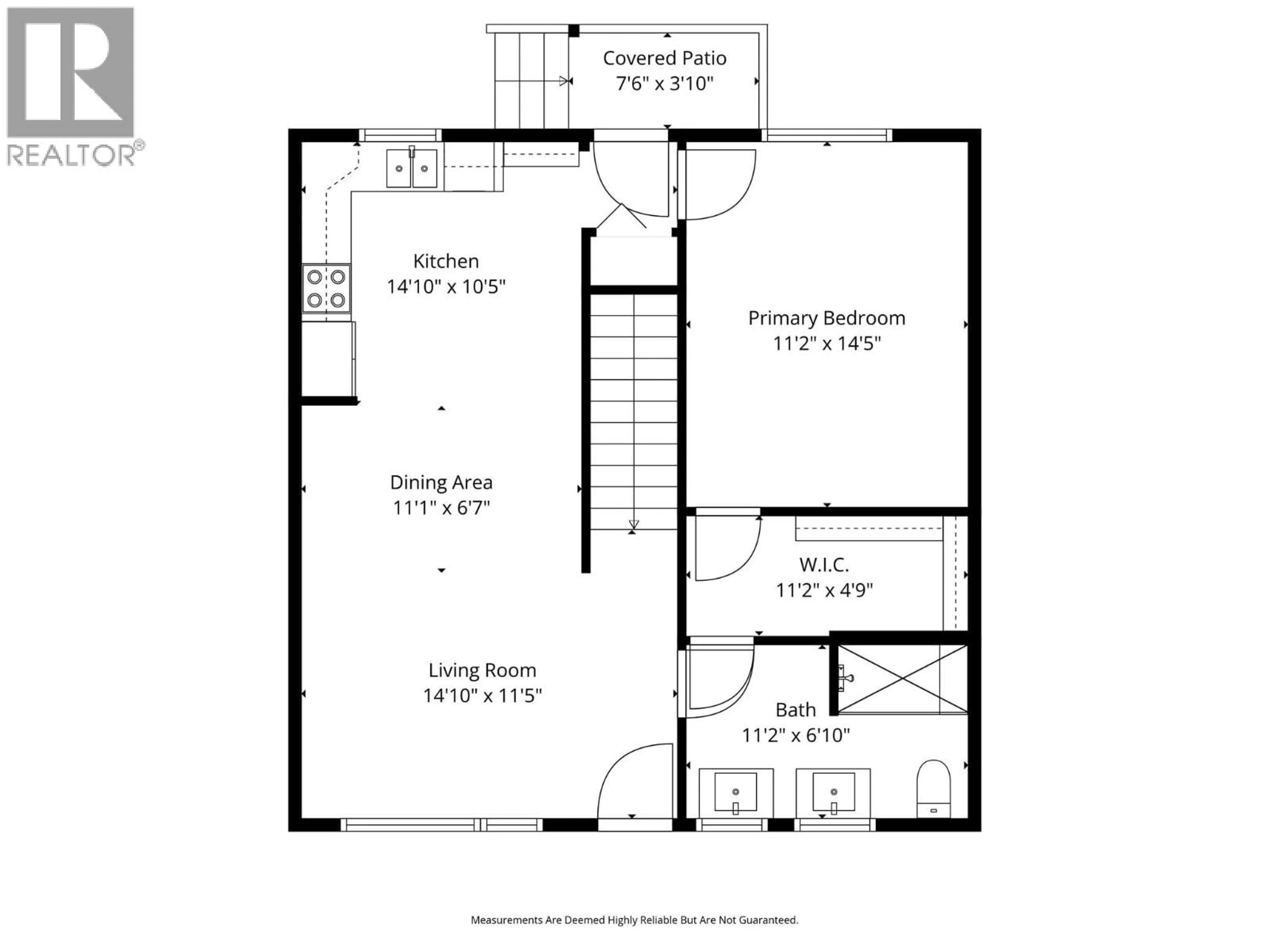 Floor plan for B - 2680 75 AVENUE, Grand Forks British Columbia V0H1H2