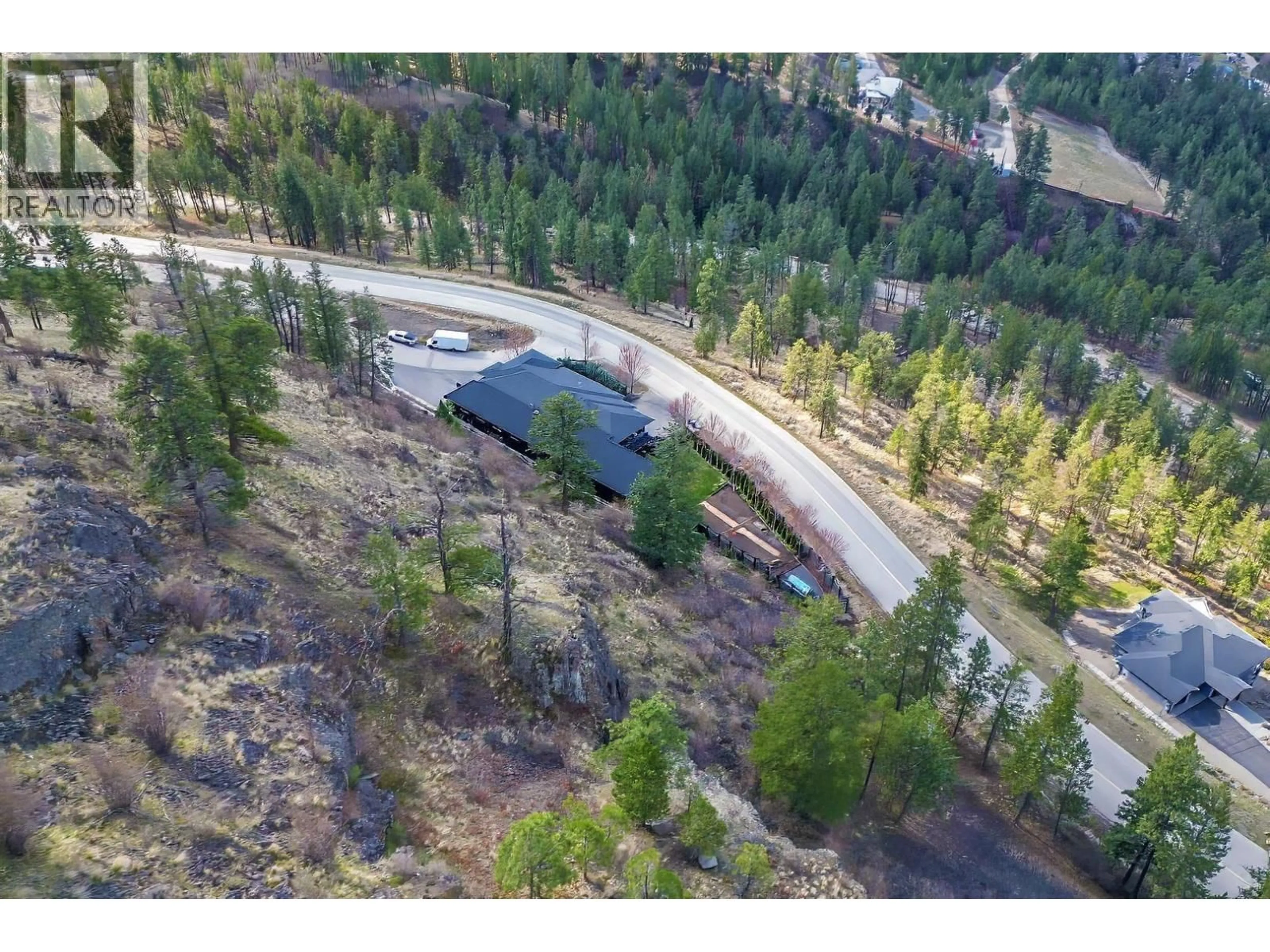 A pic from outside/outdoor area/front of a property/back of a property/a pic from drone, forest/trees view for 2875 SHAYLER ROAD, Kelowna British Columbia V1V2R1