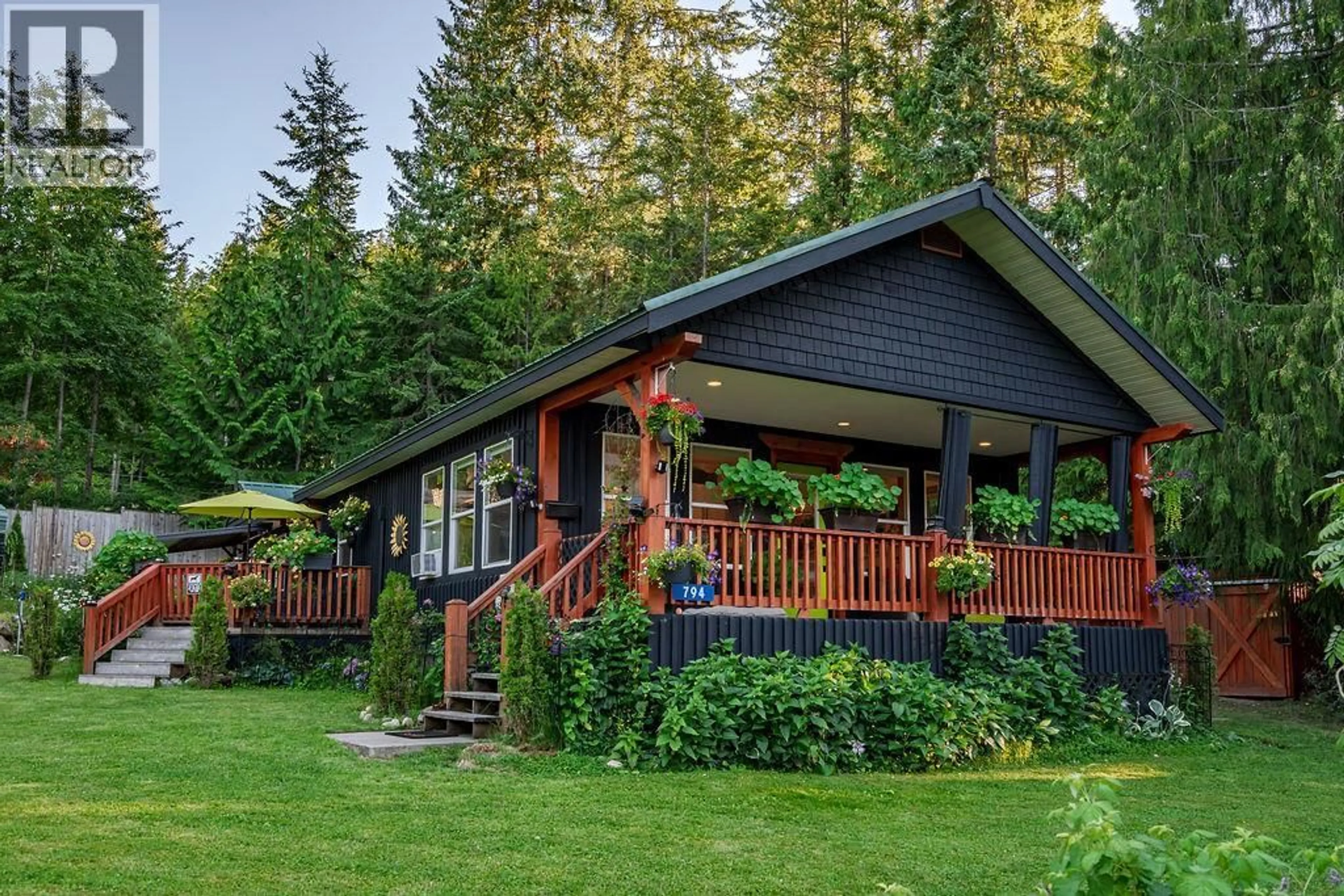 Home with vinyl exterior material, mountain view for 790 & 794 LEWIS ROAD, Harrop British Columbia V1L6P7