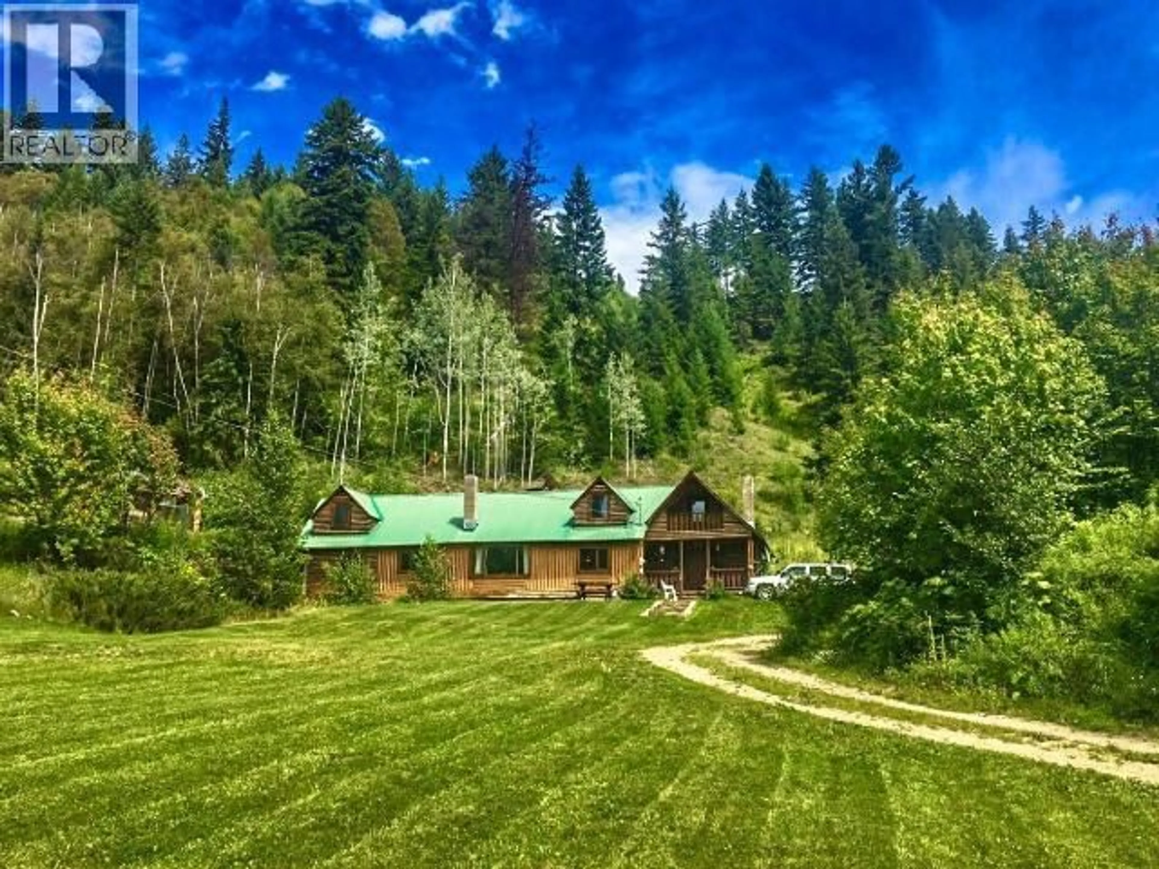A pic from outside/outdoor area/front of a property/back of a property/a pic from drone, forest/trees view for 2545 CHILD ROAD, Clearwater British Columbia V0E3A0