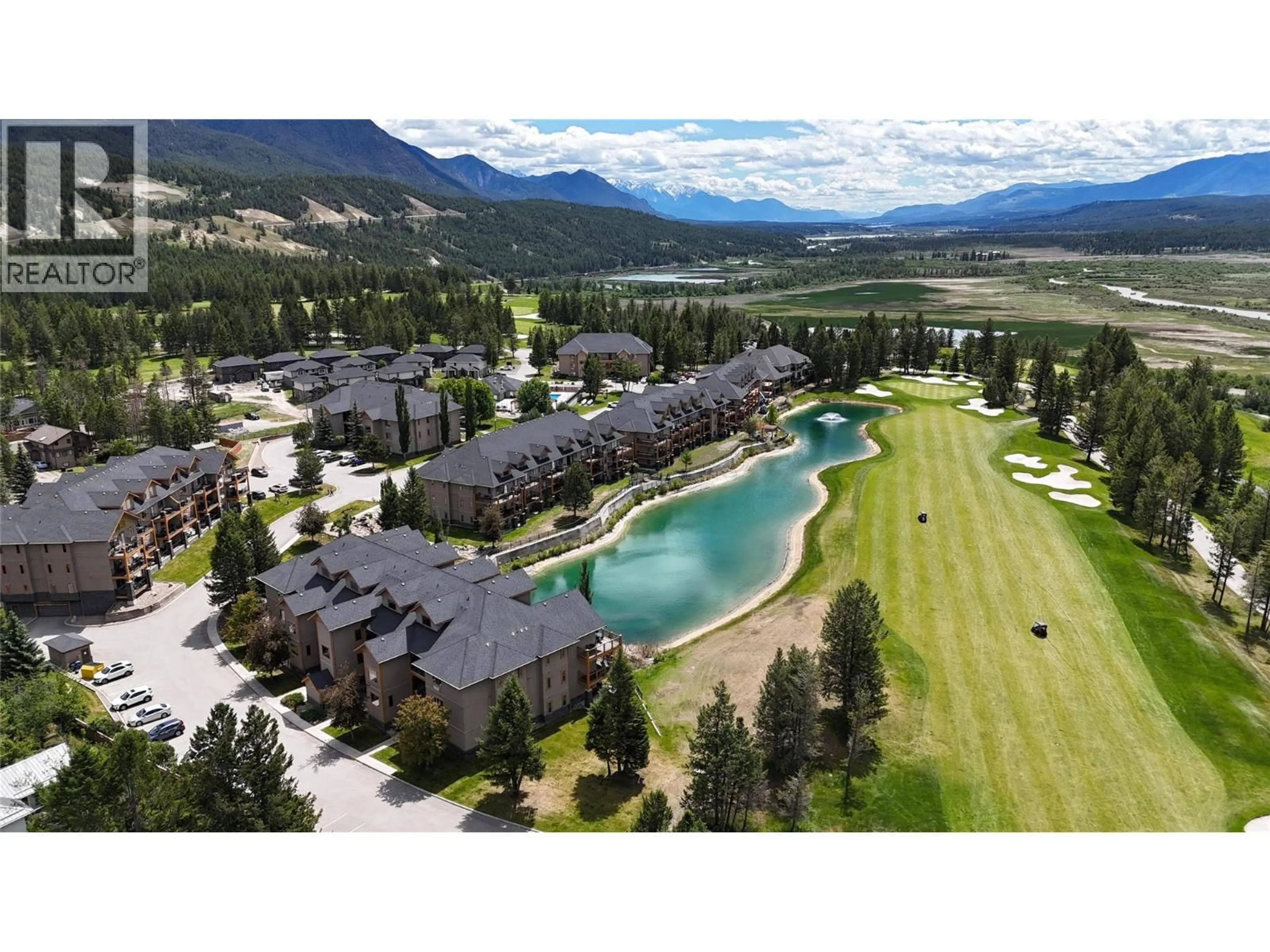 A pic from outside/outdoor area/front of a property/back of a property/a pic from drone, mountain view for 233 - 200 BIGHORN BOULEVARD, Radium Hot Springs British Columbia V0A1M0