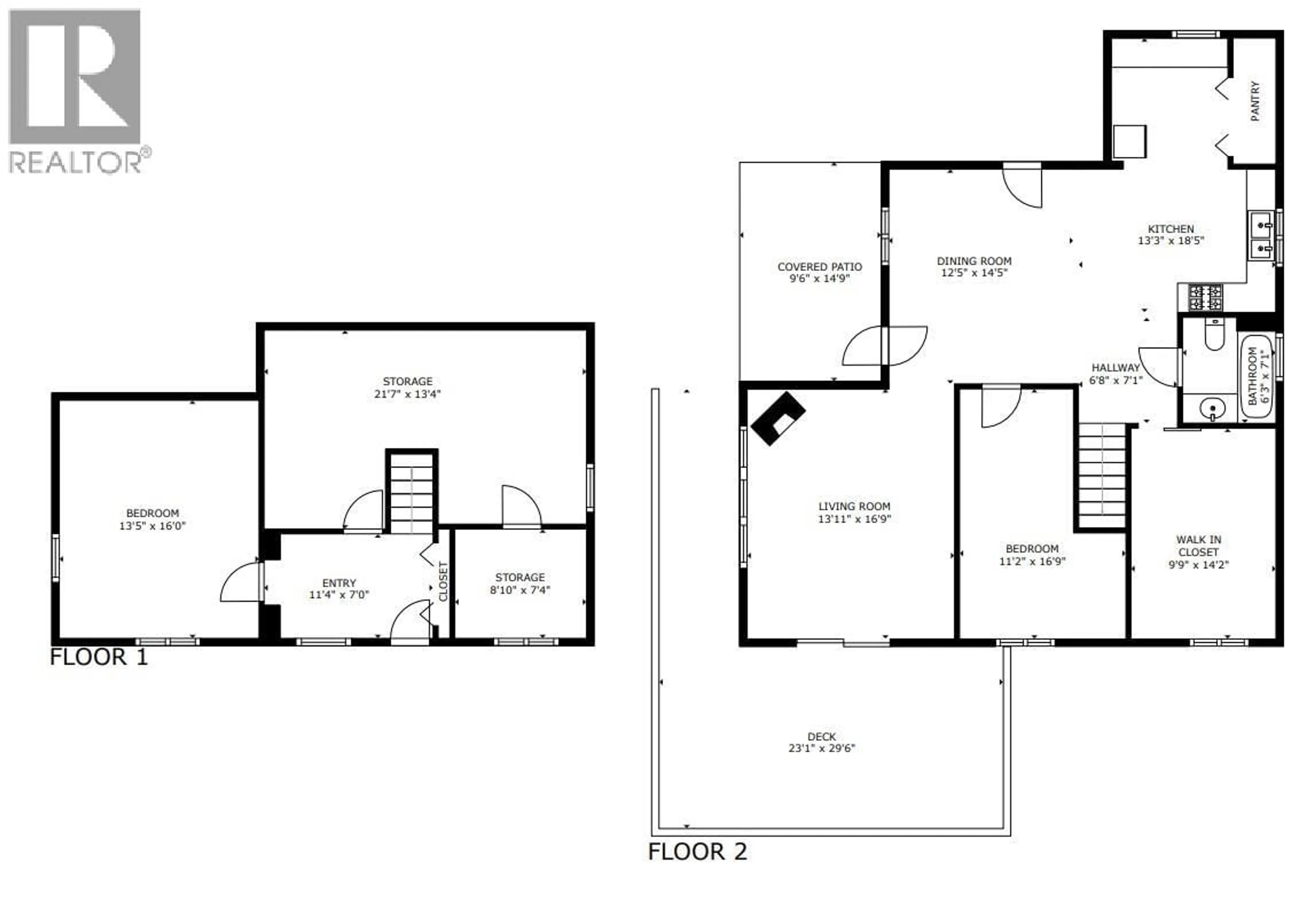 Floor plan for 1835 GRANITE ROAD, Nelson British Columbia V1L6T8