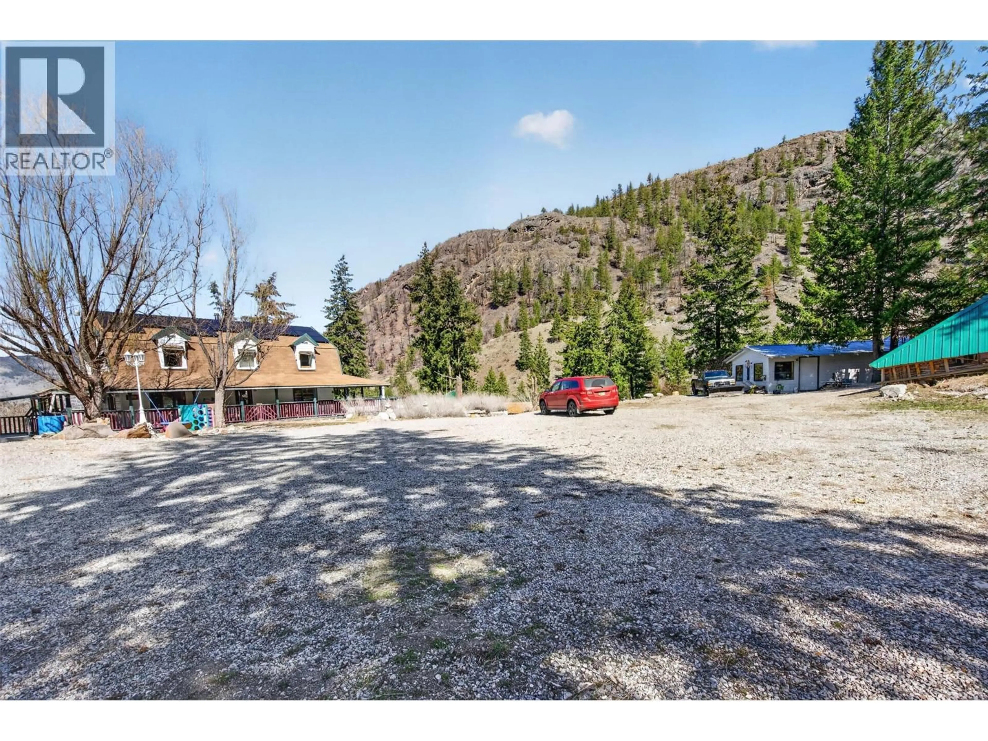 A pic from outside/outdoor area/front of a property/back of a property/a pic from drone, mountain view for 561 GRAND ORO ROAD, Kaleden British Columbia V0H1K0