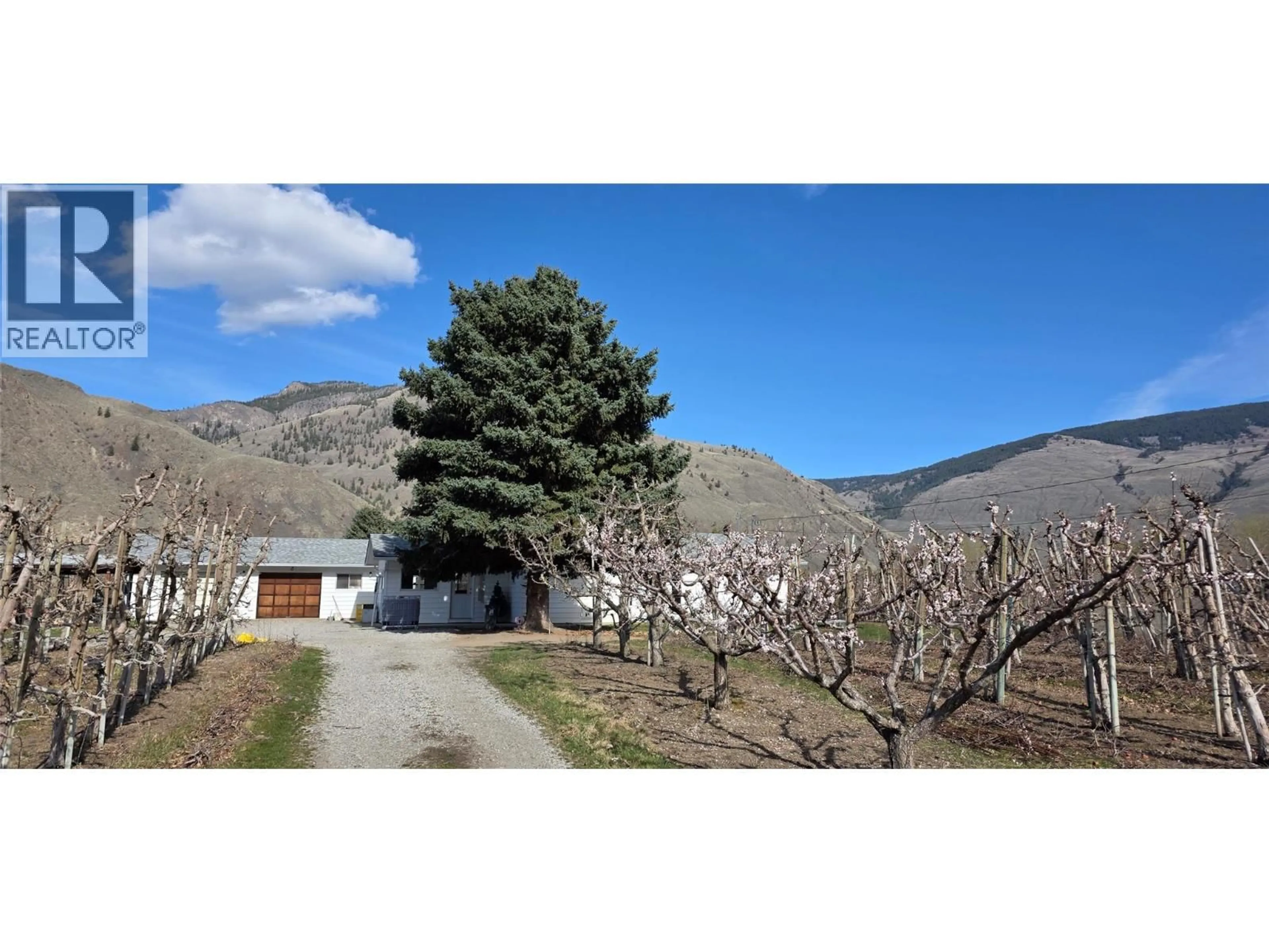 A pic from outside/outdoor area/front of a property/back of a property/a pic from drone, mountain view for 2292 AGAR ROAD, Cawston British Columbia V0X1C2