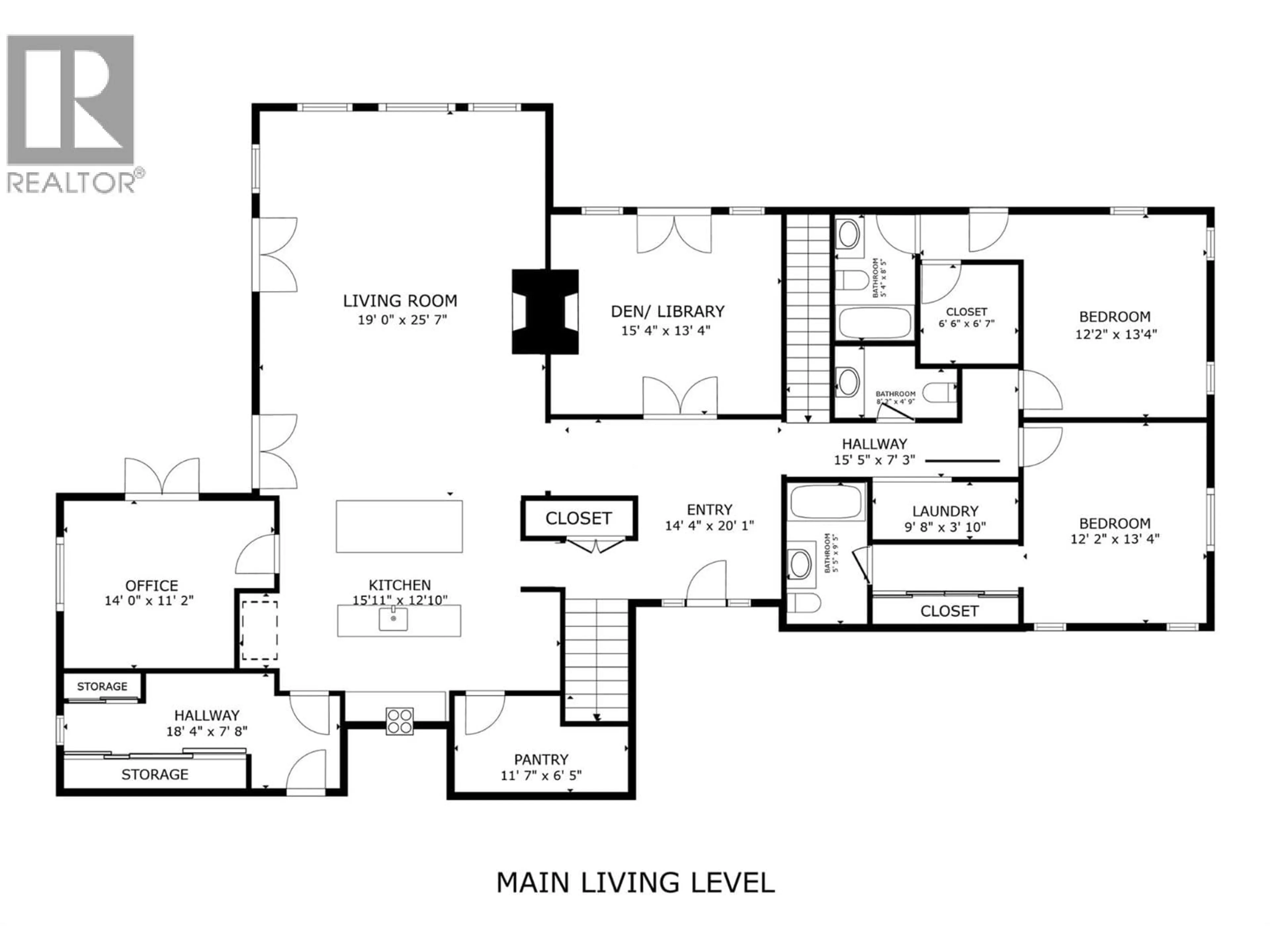 Floor plan for 2376 SAUCIER ROAD, Kelowna British Columbia V1W4B8