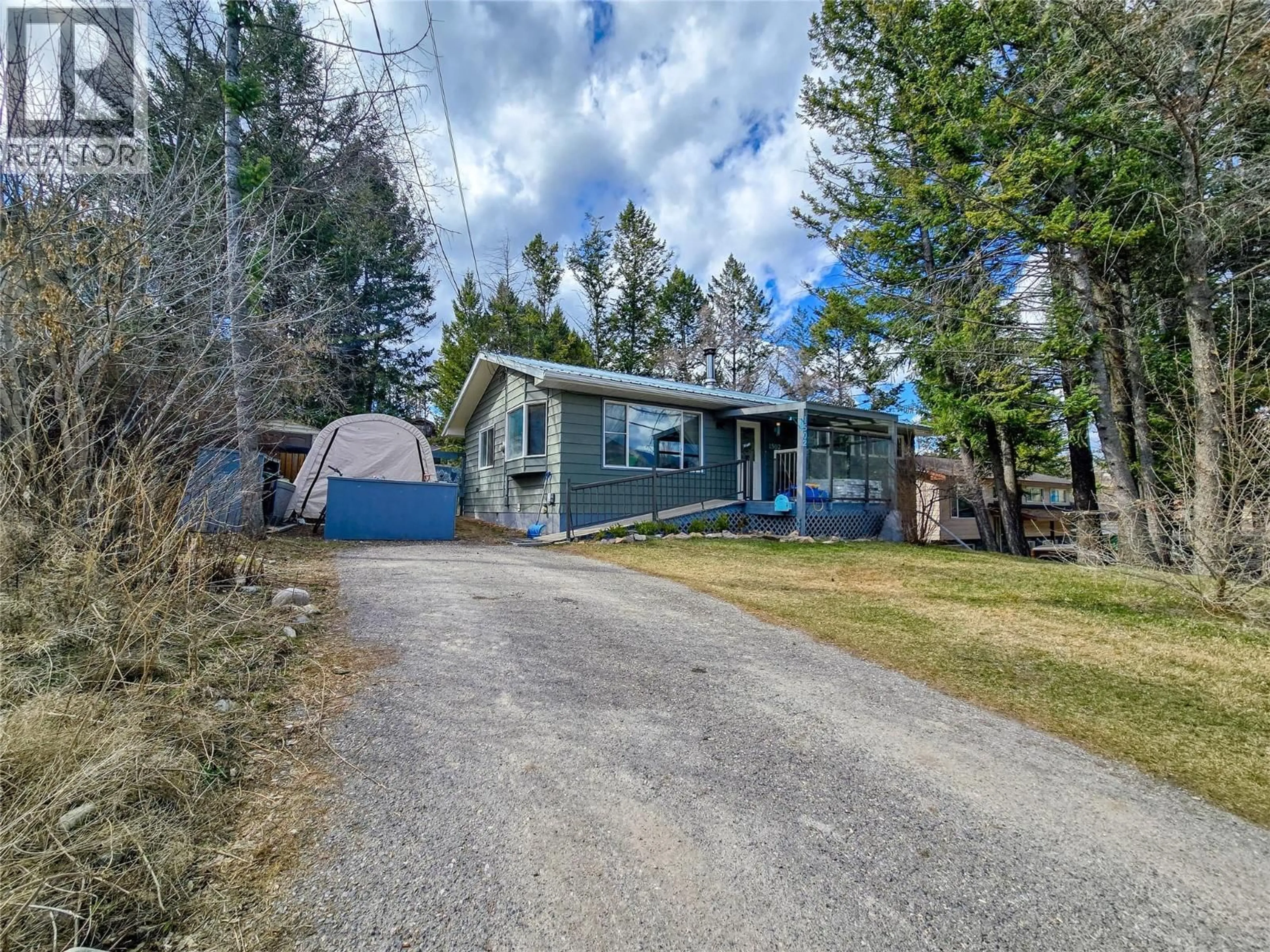 A pic from outside/outdoor area/front of a property/back of a property/a pic from drone, street for 1502 10TH AVENUE, Invermere British Columbia v0a1k0